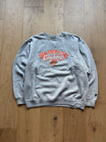 Grey 00s Starter Oklahoma State Crewneck Sweatshirt Large