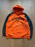 Orange and Black 00s Nike OSU “Cowboys” Centerswoosh Hoodie XL