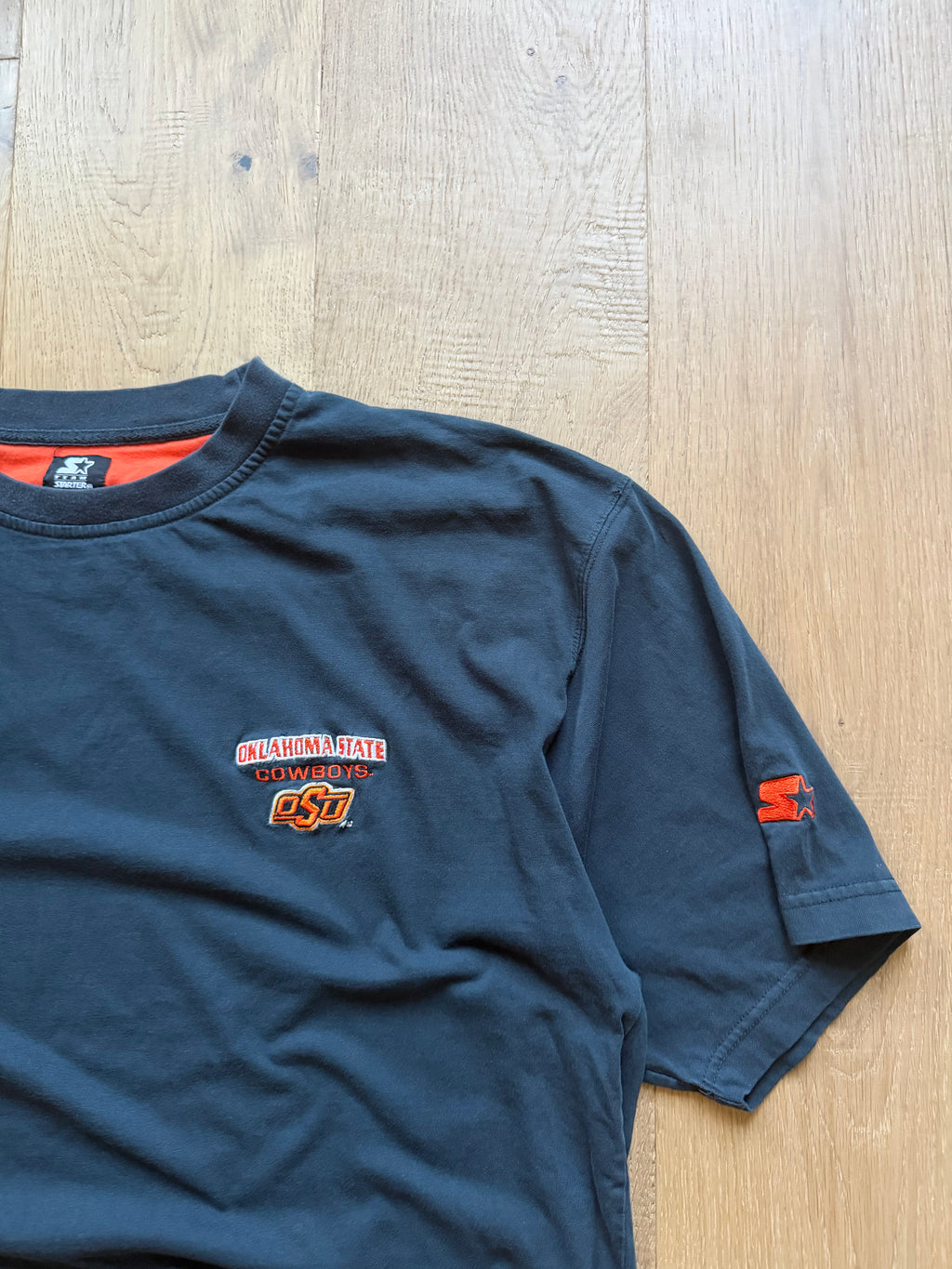 Black 00s Starter OSU Patch Pete Sleeve T-Shirt XXL