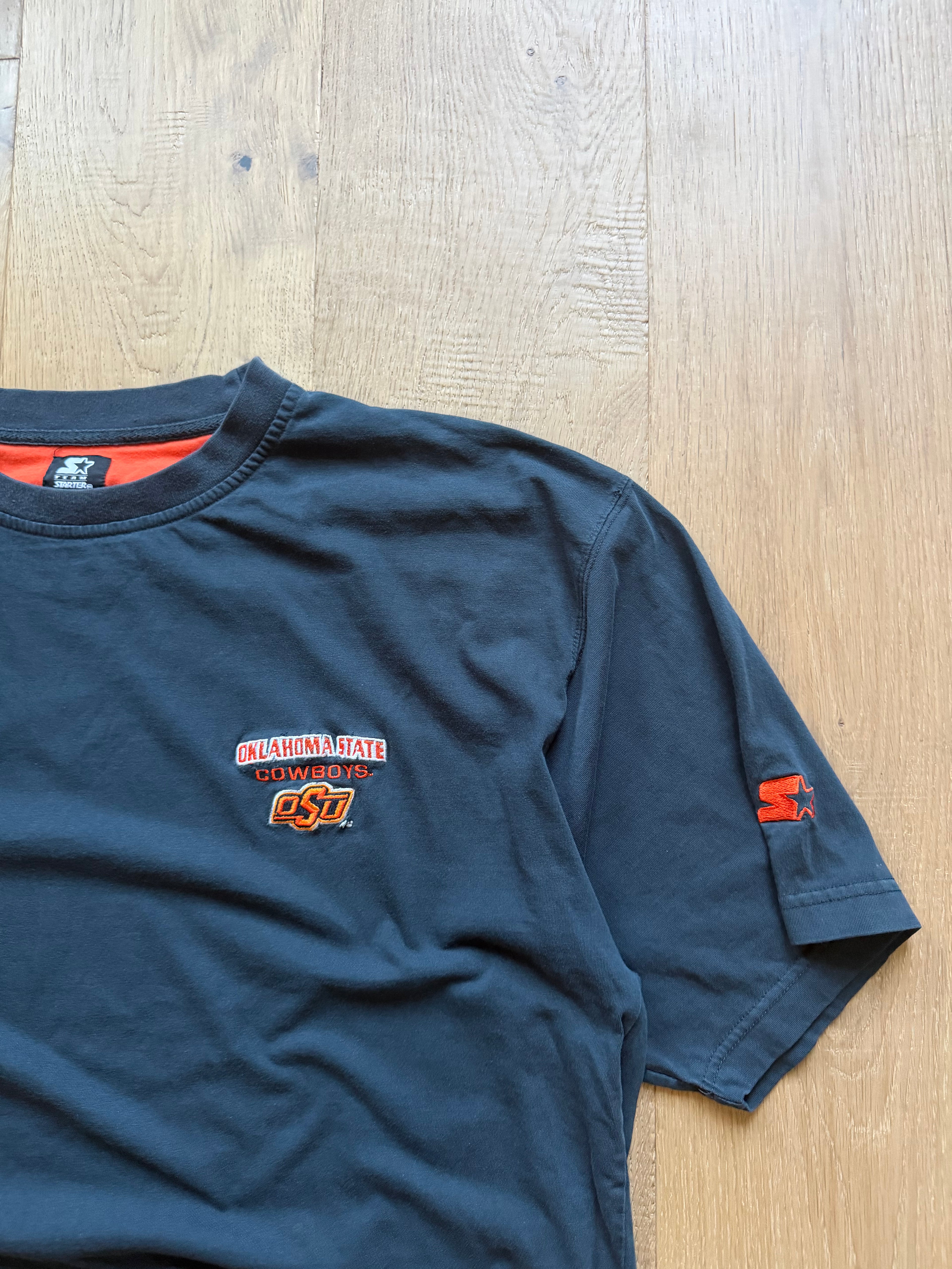Black 00s Starter OSU Patch Pete Sleeve T-Shirt XXL