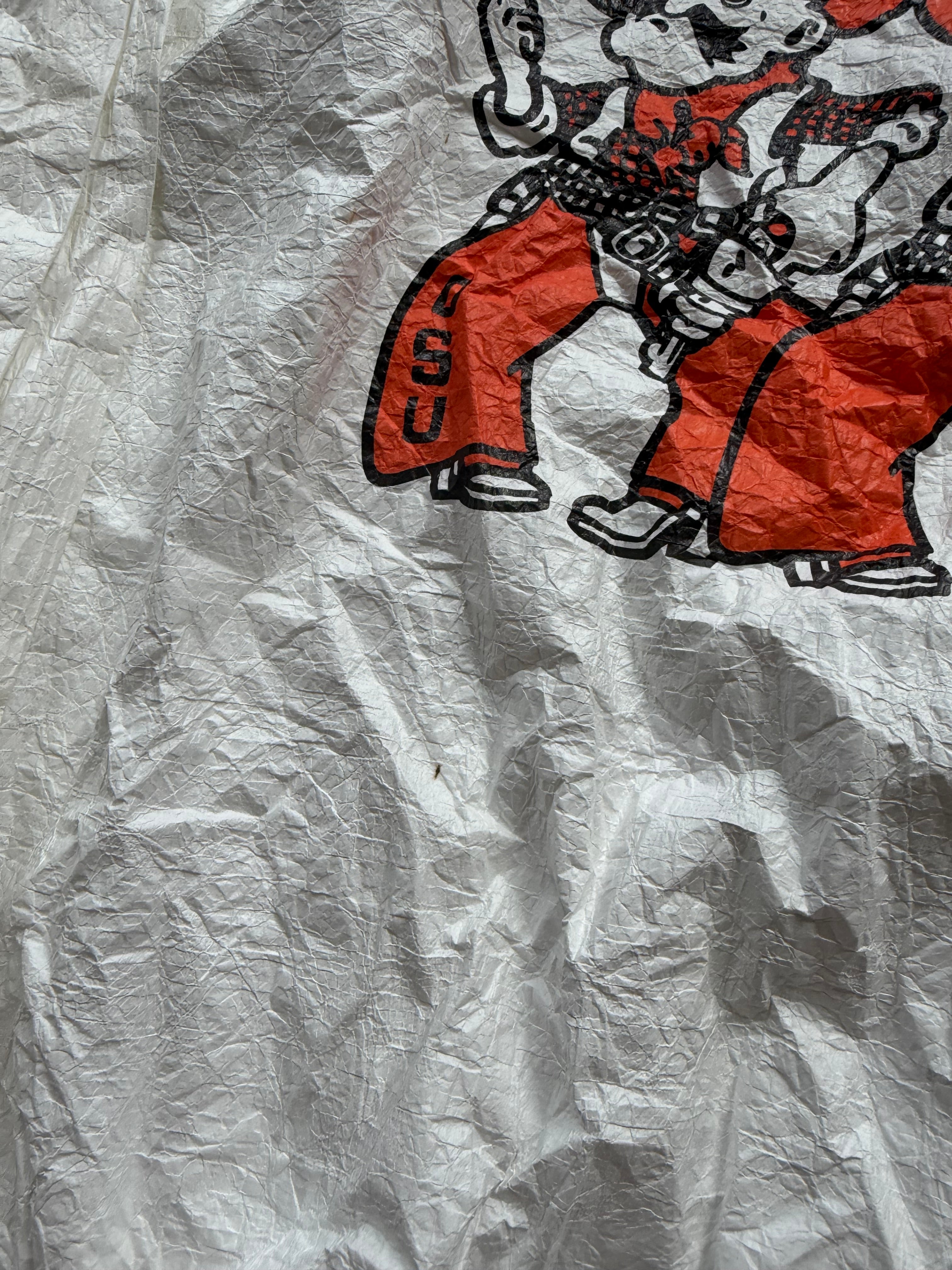White + Black 90s Big 8 OSU Cowboys Basketball Pete’s Papery Zip Up Jacket XL