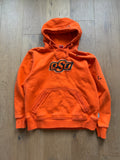 Orange 00s Nike OSU Embroidered Hood Hoodie Medium