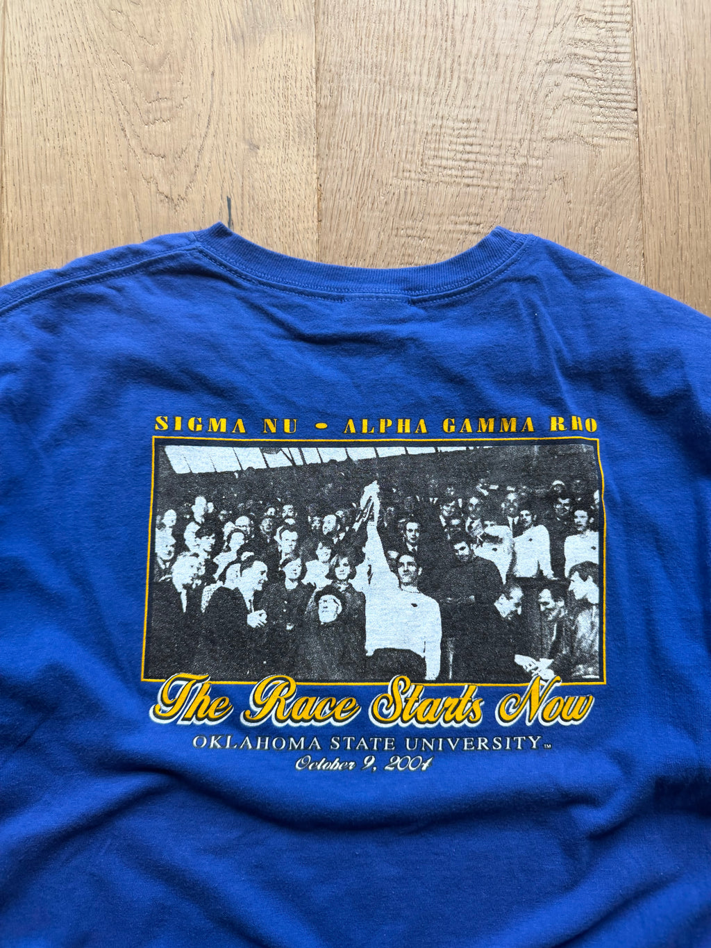 Blue 2004 Battle For The Cup Sigma Nu AGR T-Shirt Medium