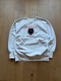 Grey 90s Signet OSU Crest Reverse Weave Crewneck Sweatshirt Medium