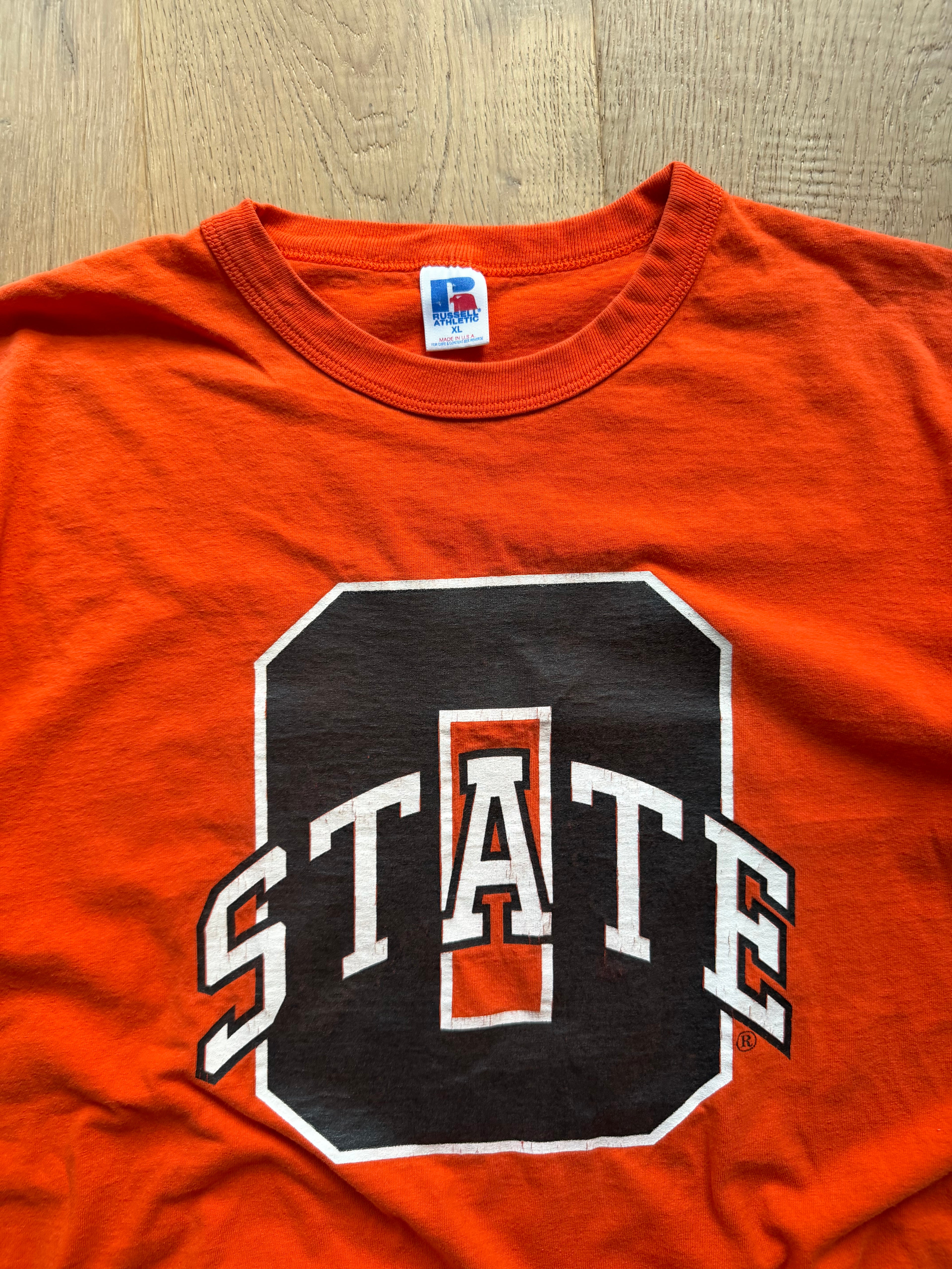 Orange 90s OState Alpha Welcome Experience T-Shirt XL