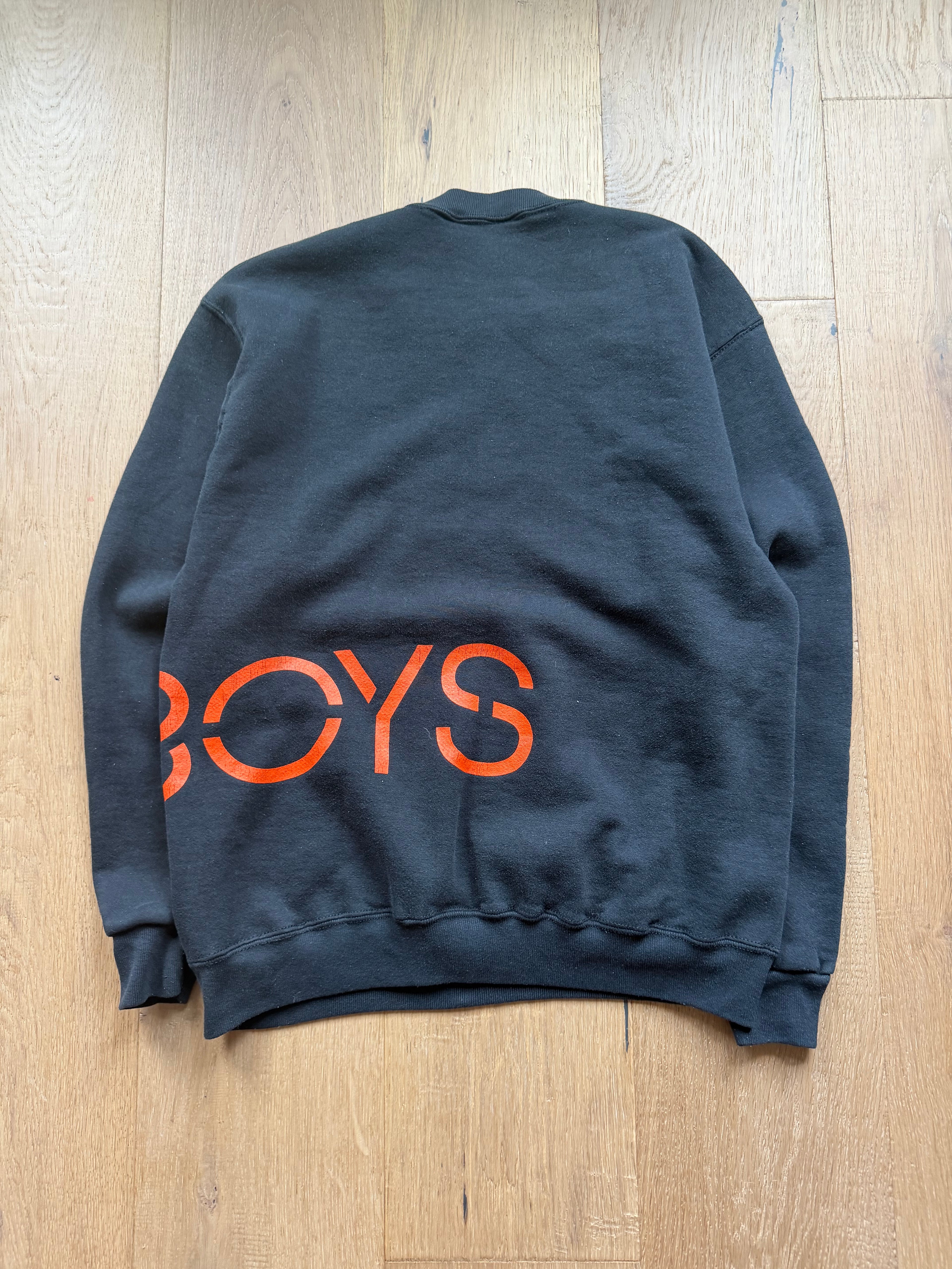 Black 80s Russell Athletic OSU Cowboys Wrap Around Crewneck Sweatshirt Medium