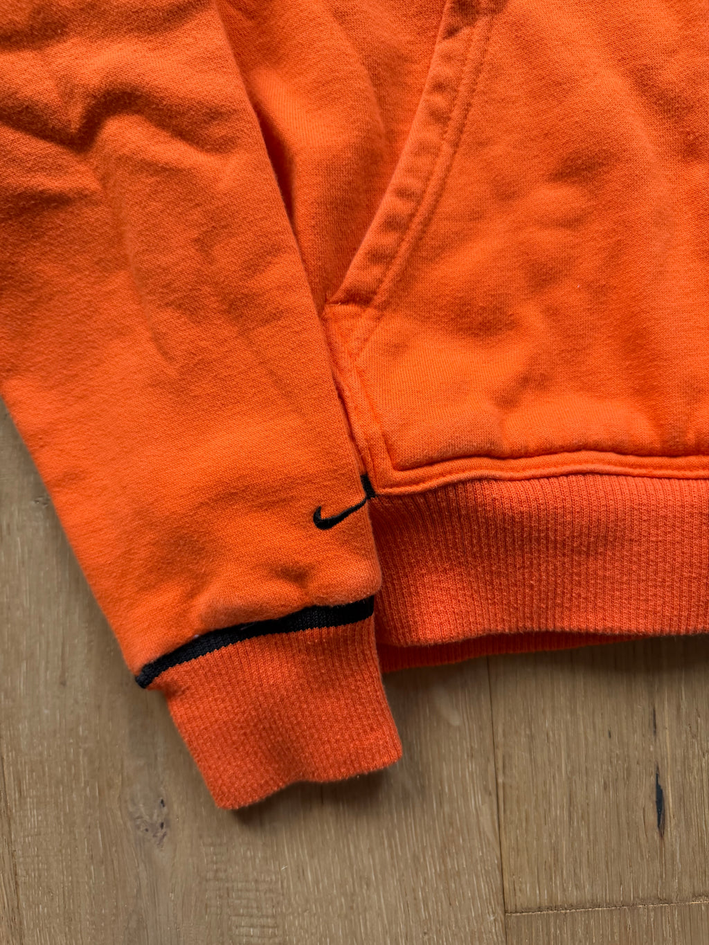 Orange 00s Nike “Oklahoma State” Slanted Zip Up Hoodie Women’s Small