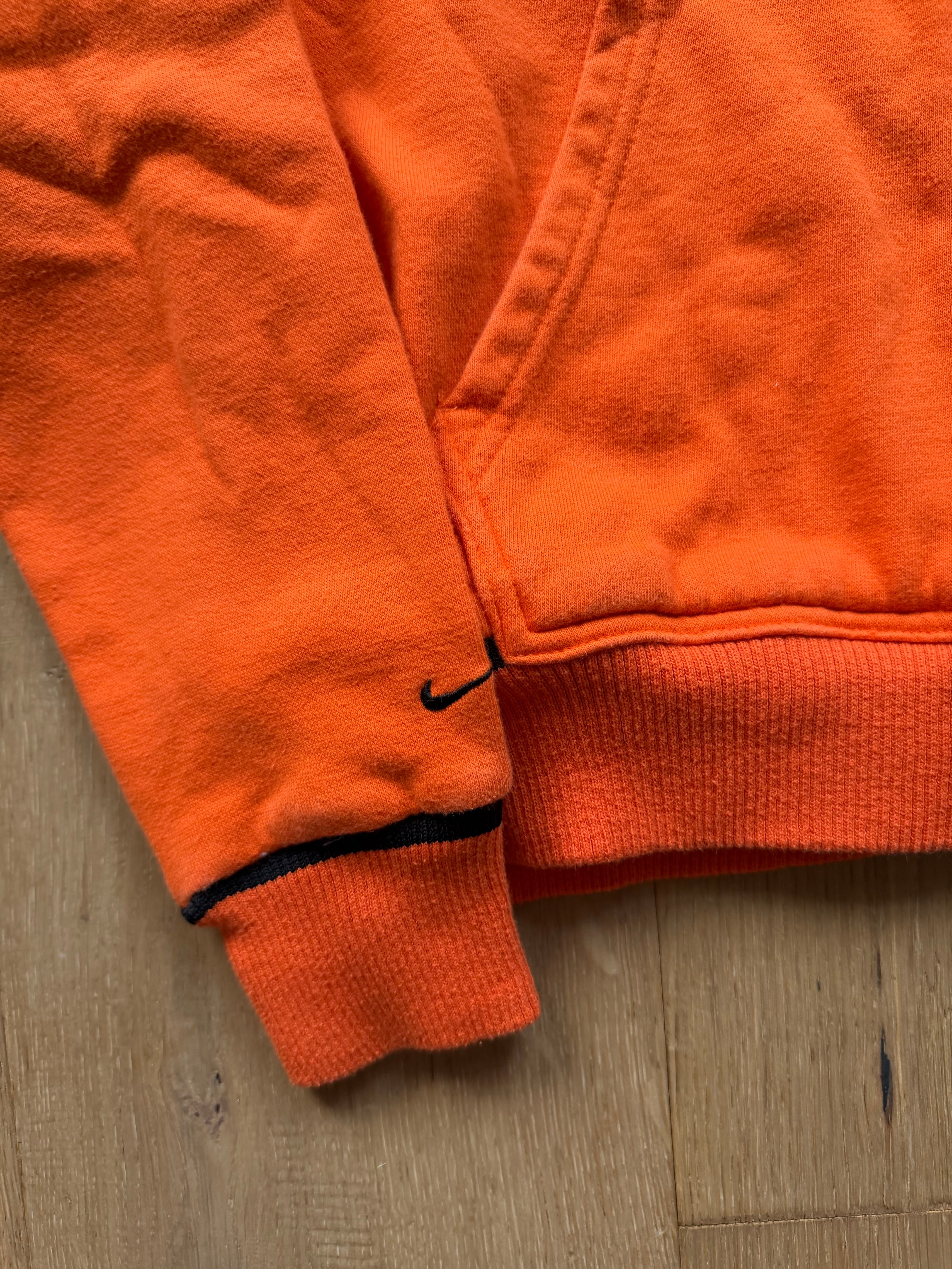 Orange 00s Nike “Oklahoma State” Slanted Zip Up Hoodie Women’s Small