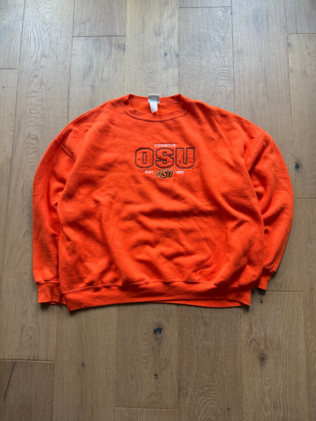 Orange 00s Lee Sport OSU Embroidered Crewneck Sweatshirt XXL