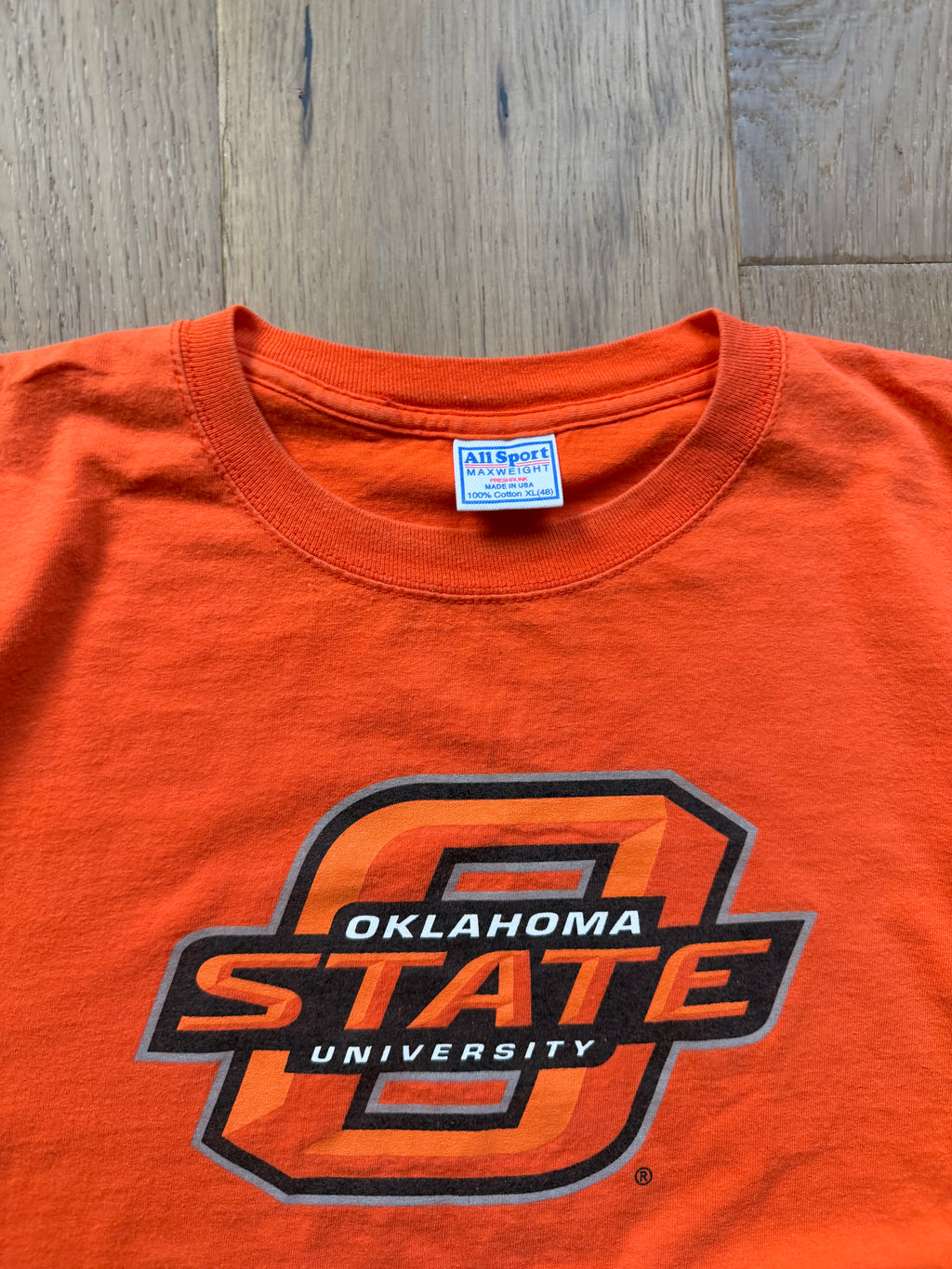 Orange 00s All Sport OSU Slanted Logo T-Shirt XL