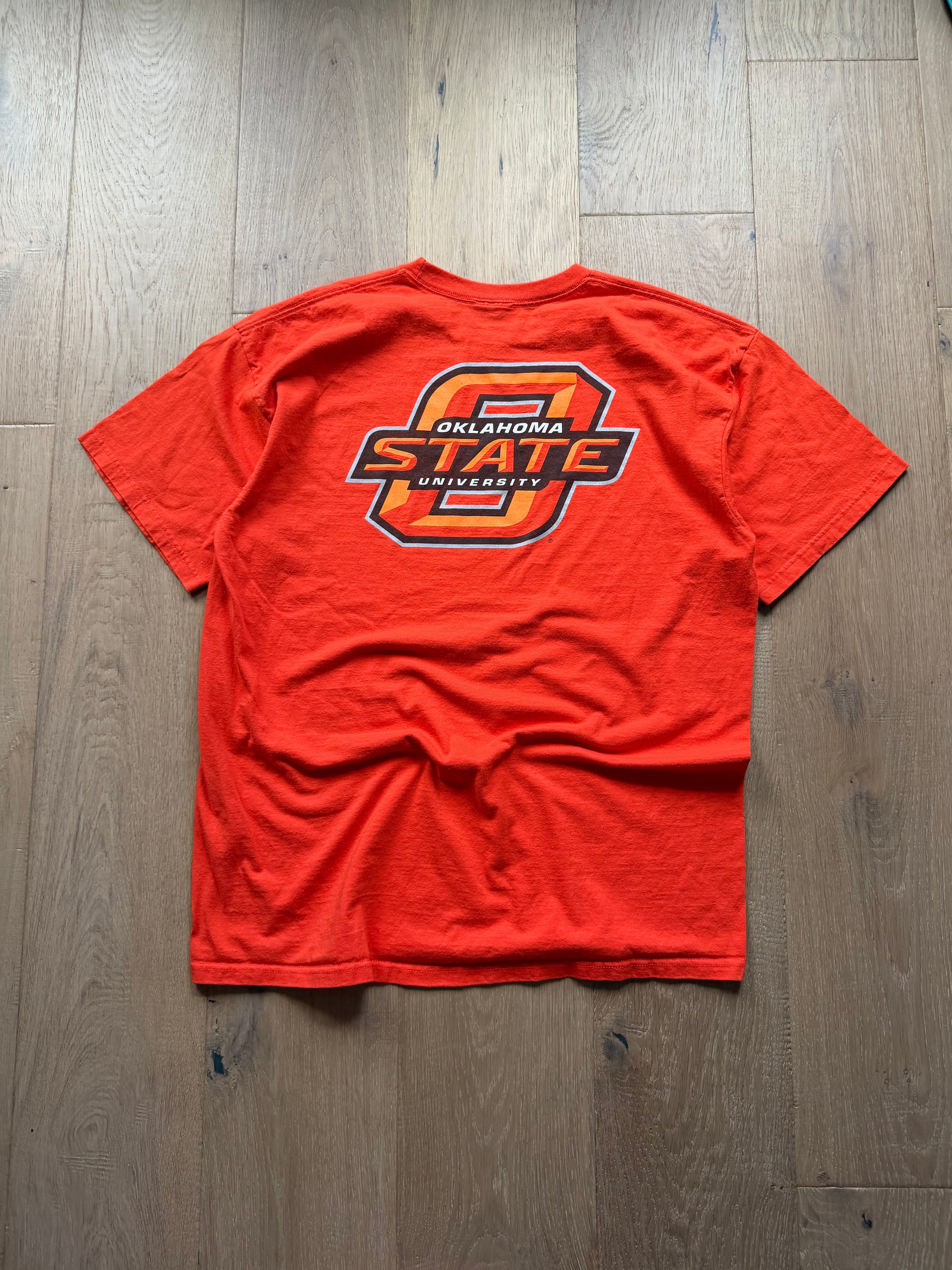 Orange 00s Nike Ride ‘Em Cowboys Slanted Back T-Shirt XL