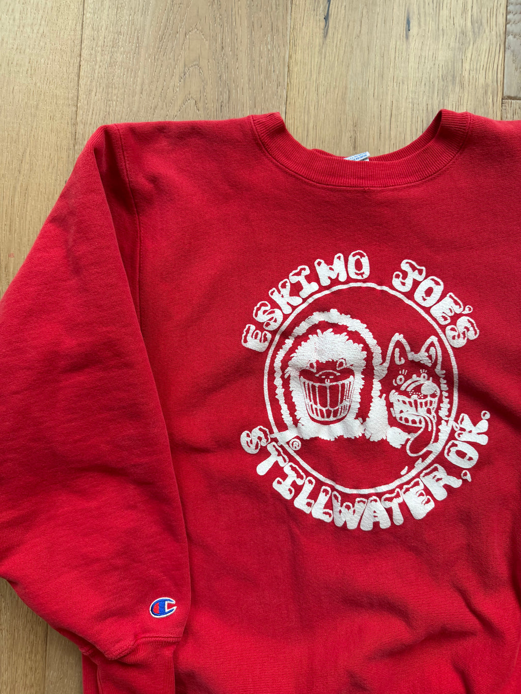 Red 90s Eskimo Joe’s Classic Champion Reverse Weave Medium