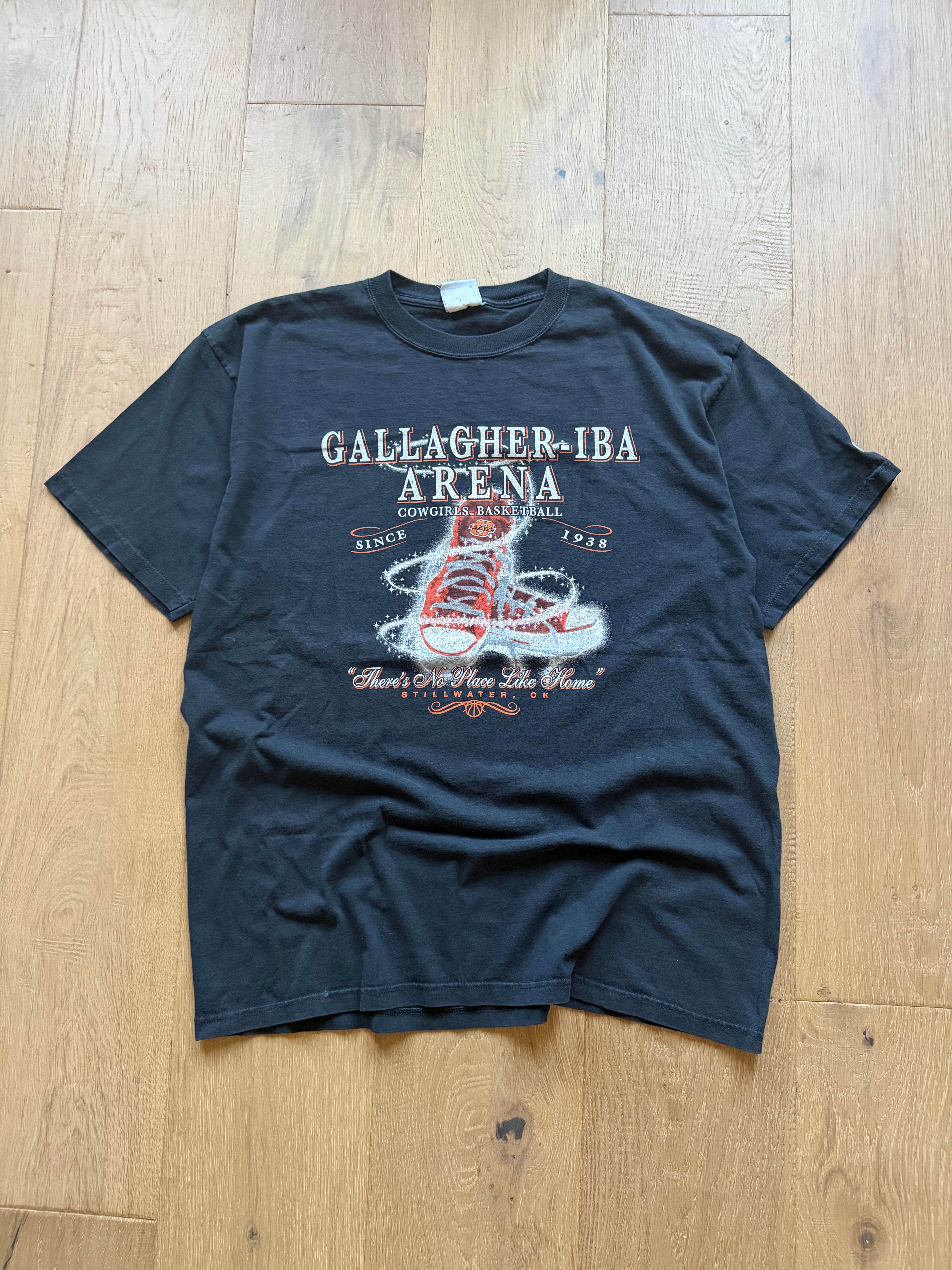 Black 00s Champion Cowgirls Basketball GIA Magic Converse T-Shirt XL