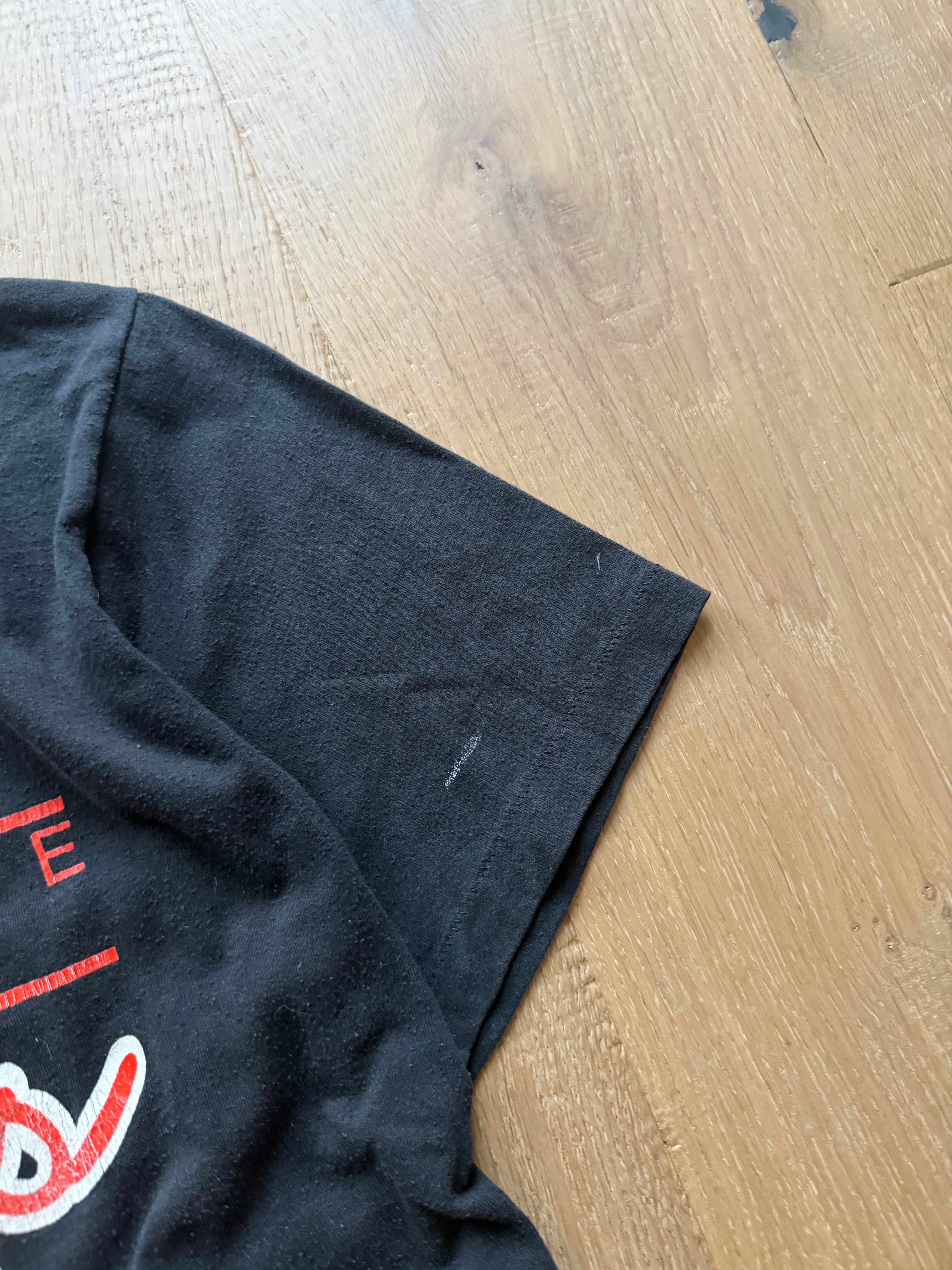 Black 90s Jerzees Cowboys Script T-Shirt Medium