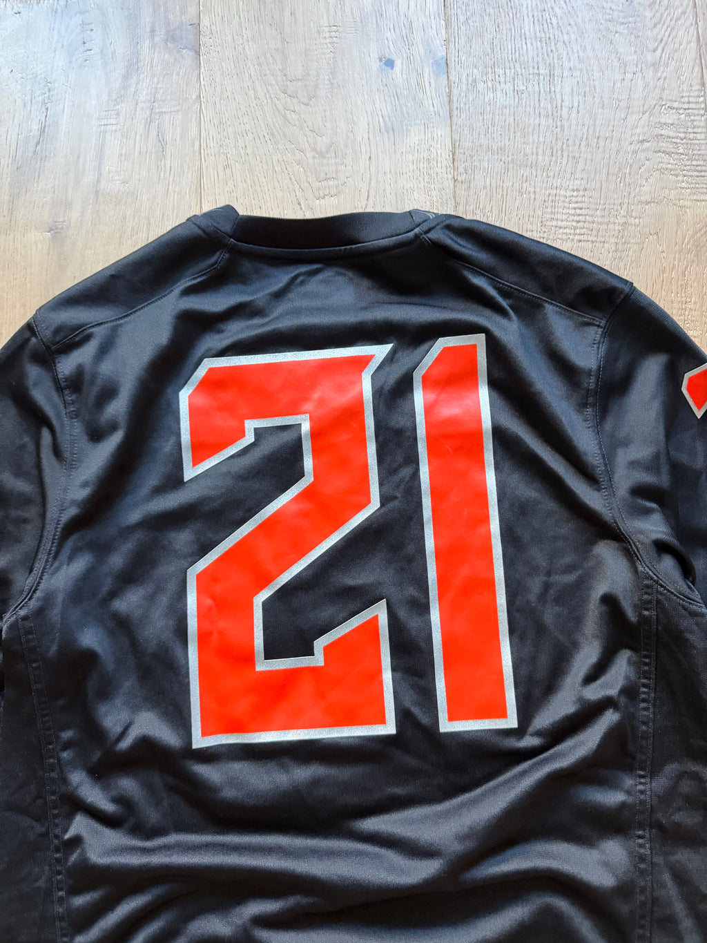 Black Modern Nike Oklahoma State Football Jersey #21 Medium