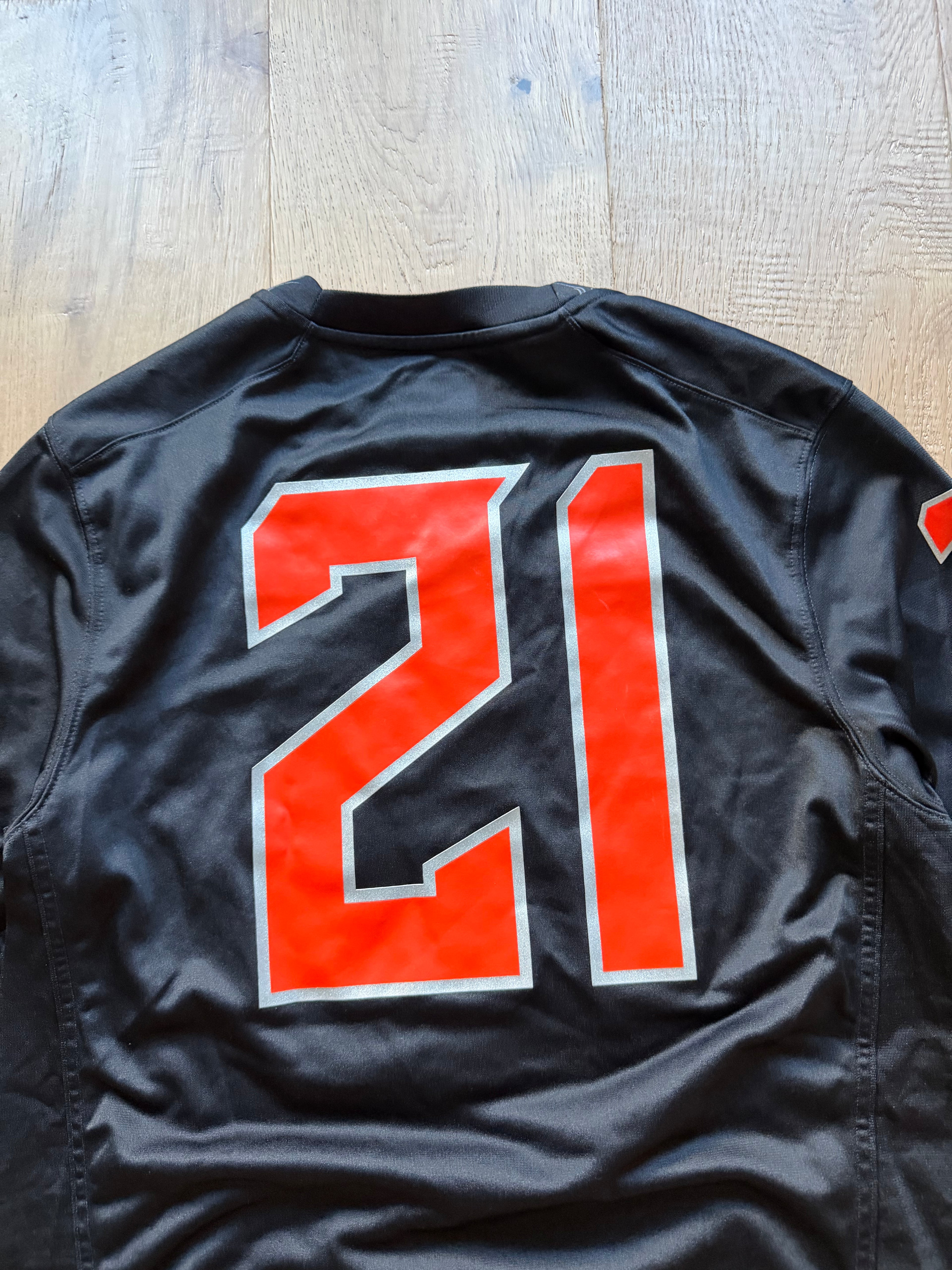 Black Modern Nike Oklahoma State Football Jersey #21 Medium