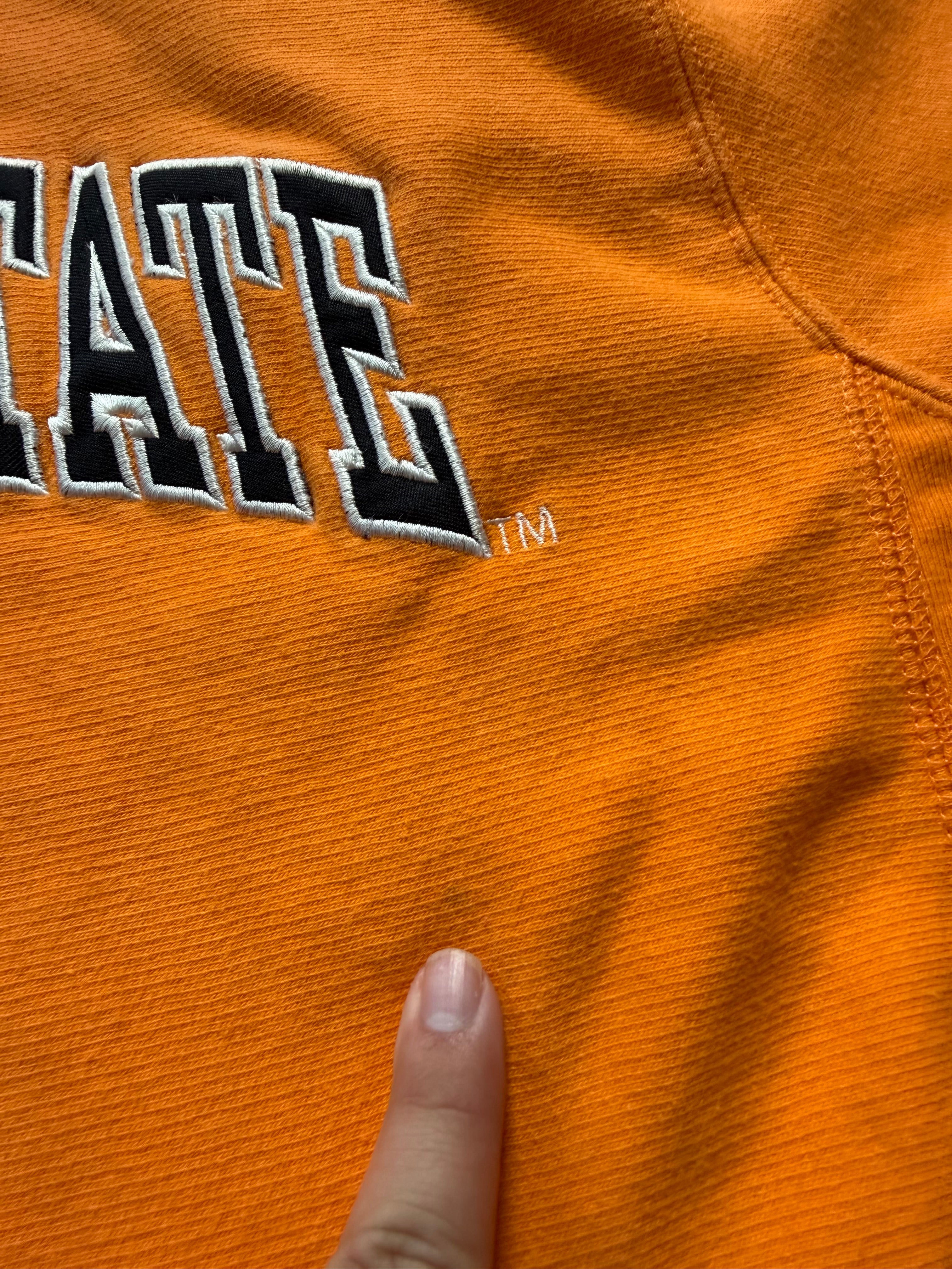 Light Orange 00s S&B “Oklahoma State” Classic Crewneck Sweatshirt Large
