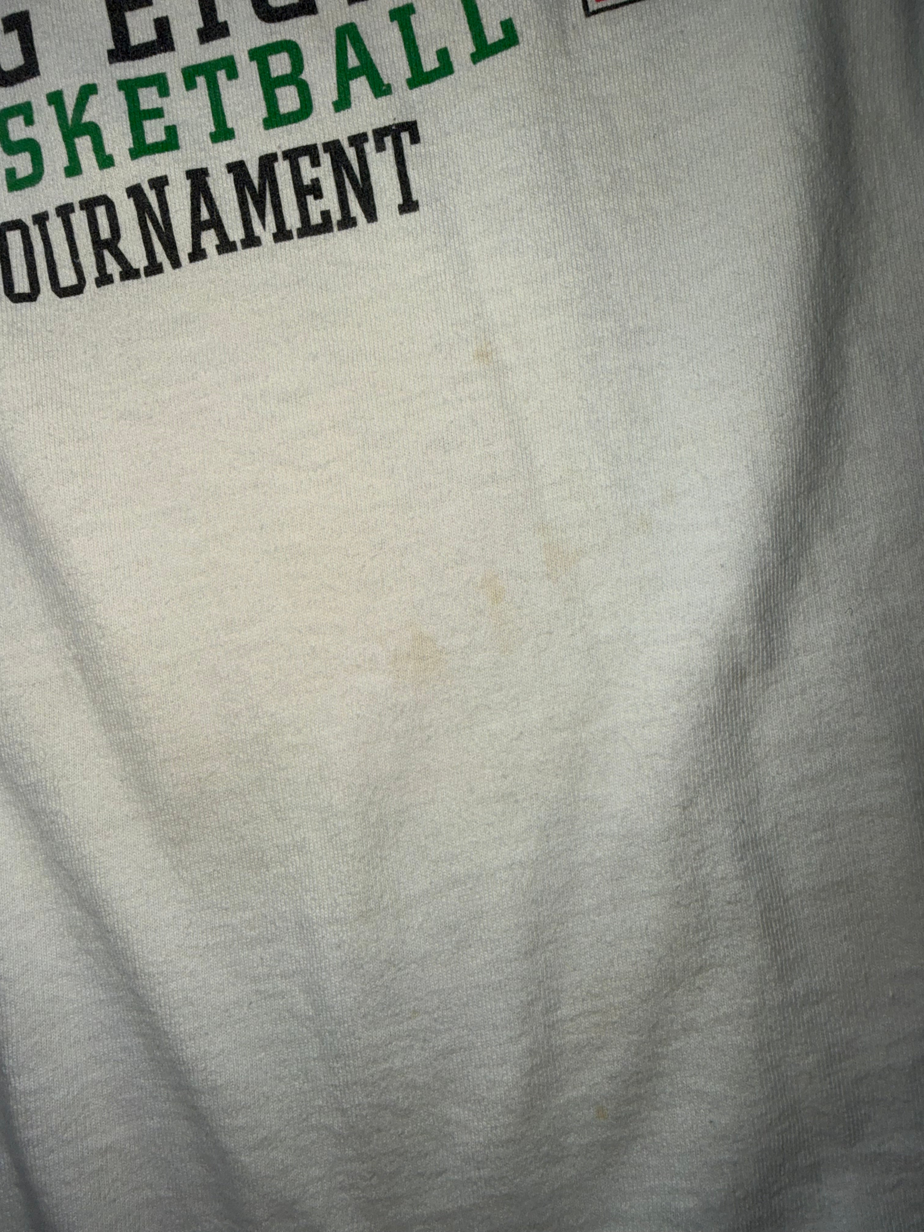 White 1995 Big 8 Basketball Tournament Mascots T-Shirt XL