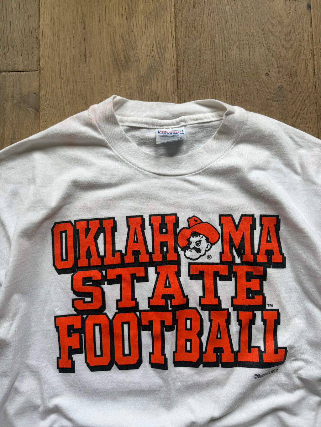 White 1995 We’re OSU Back OU Hate T-Shirt Large