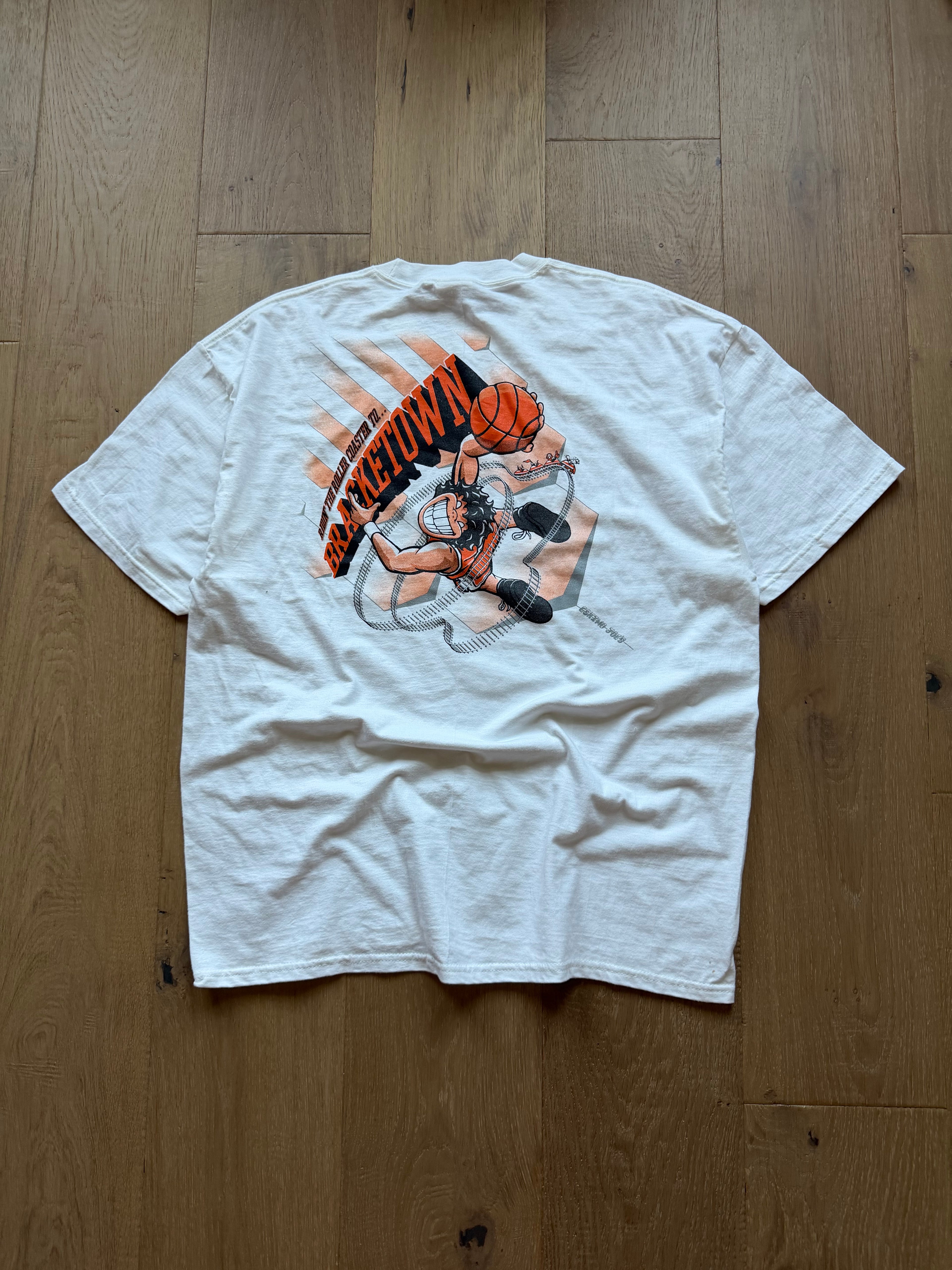 White 2002 March Madness Eskimo Joe’s Bracketown T-Shirt XL