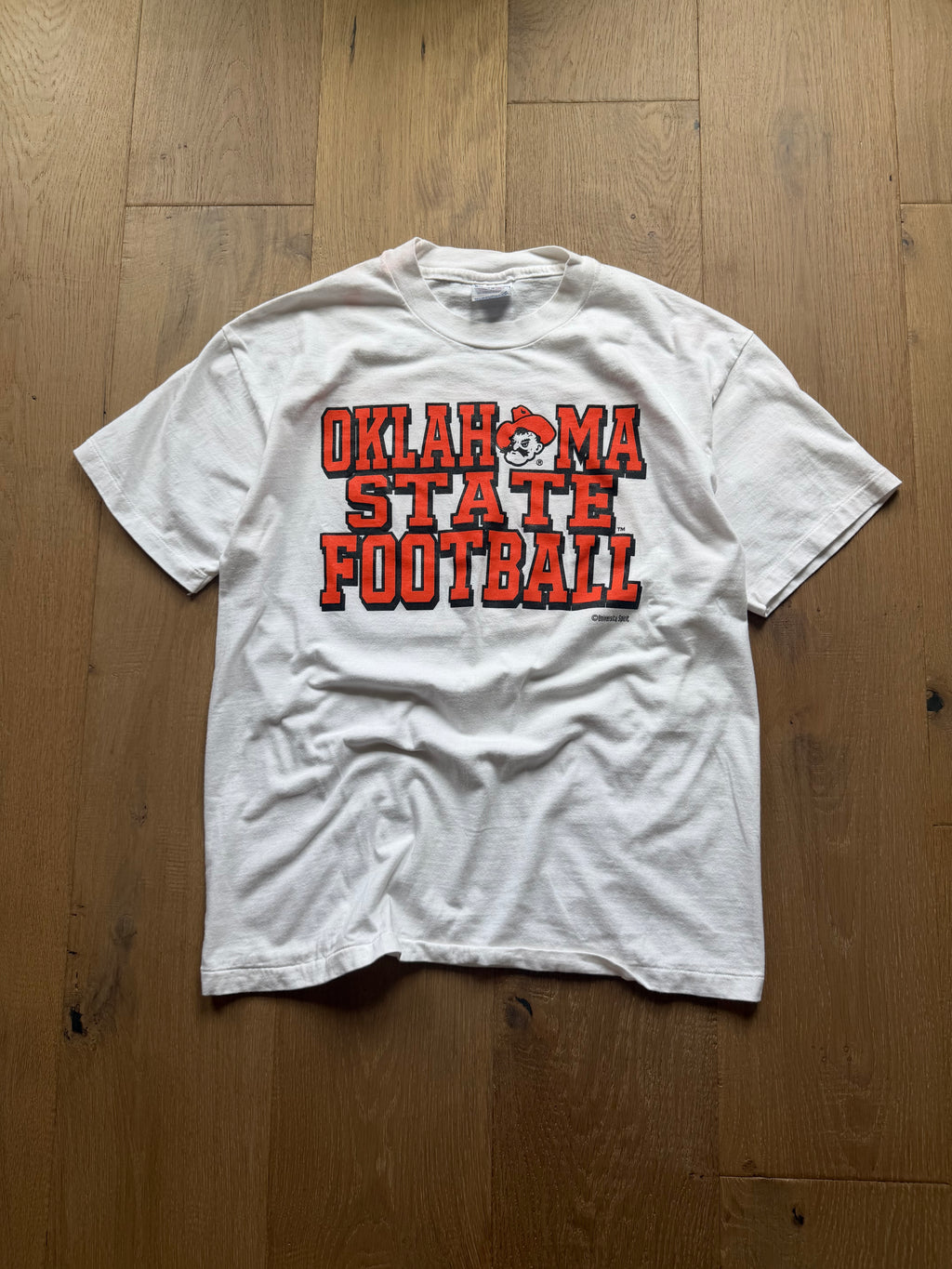 White 1995 We’re OSU Back OU Hate T-Shirt Large
