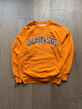 Light Orange 00s S&B “Oklahoma State” Classic Crewneck Sweatshirt Large