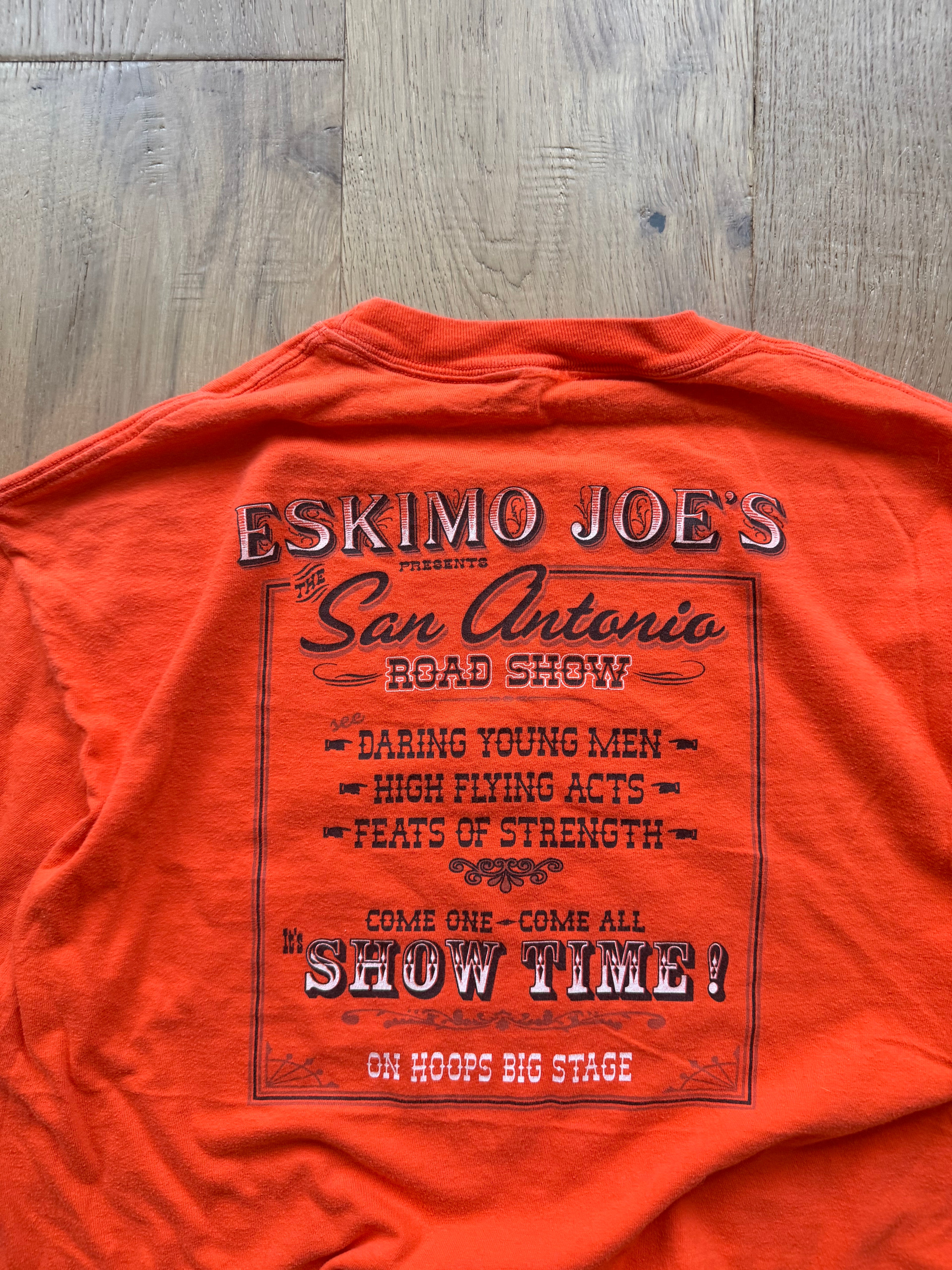 Orange 2004 Final Four Eskimo Joe’s San Antonio Road Show T-Shirt Large