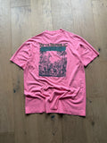 Pink 1987 Oklahoma State Zeta Banana Republic Parody T-Shirt Large