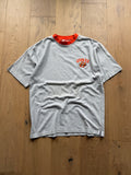 Grey 00s Red Oak Embroidered OSU Mesh T-Shirt Large