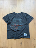 Black 90s The Game OSU OState Shadow T-Shirt Boxy Large