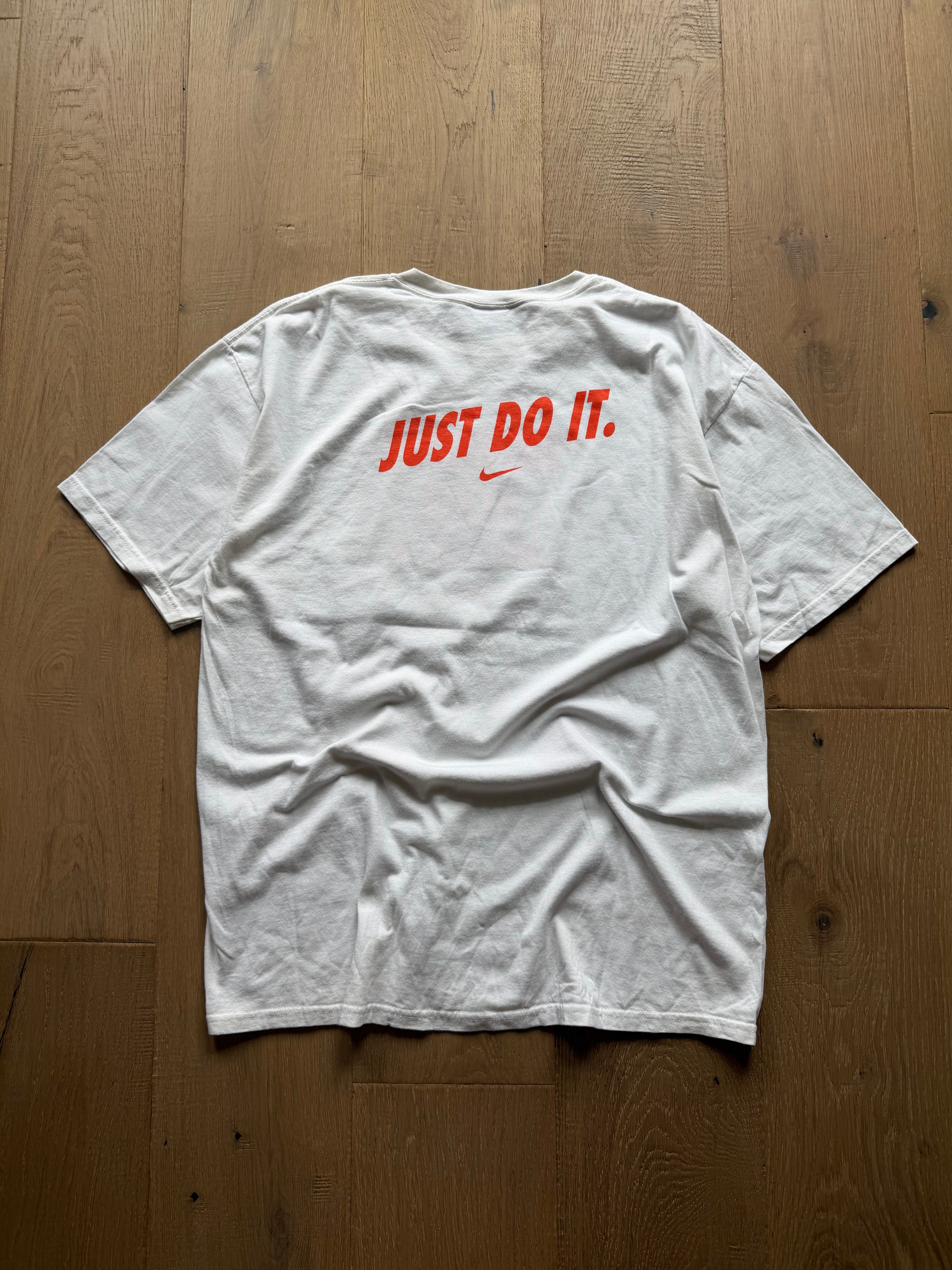 White 00s Oklahoma State Basketball Nike Bootleg T-Shirt XL