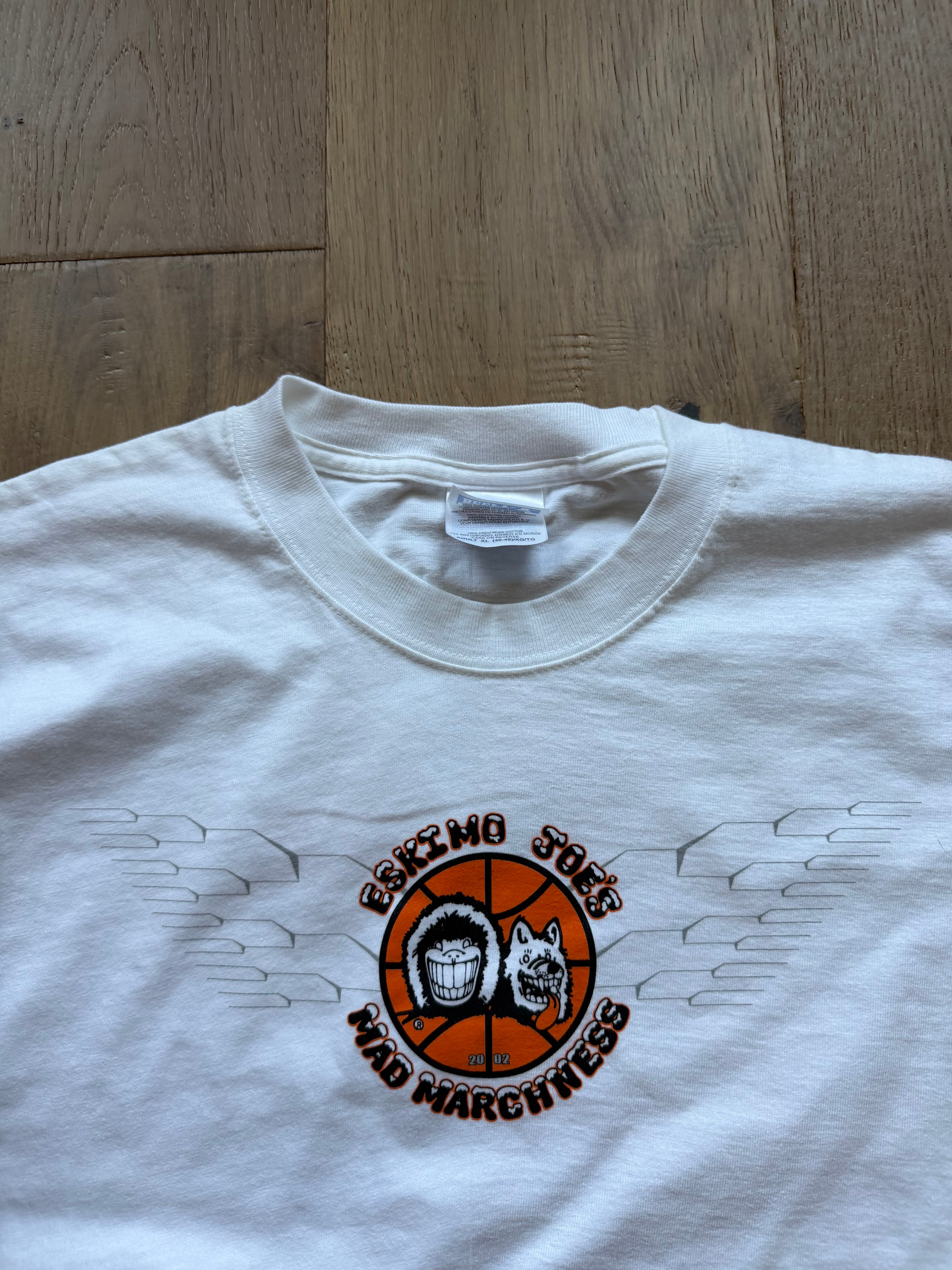 White 2002 March Madness Eskimo Joe’s Bracketown T-Shirt XL