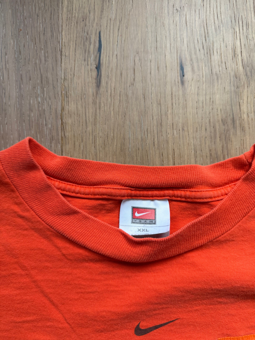 Orange 00s Nike OSU Centerswoosh Sleeve Hit Long Sleeve XXL