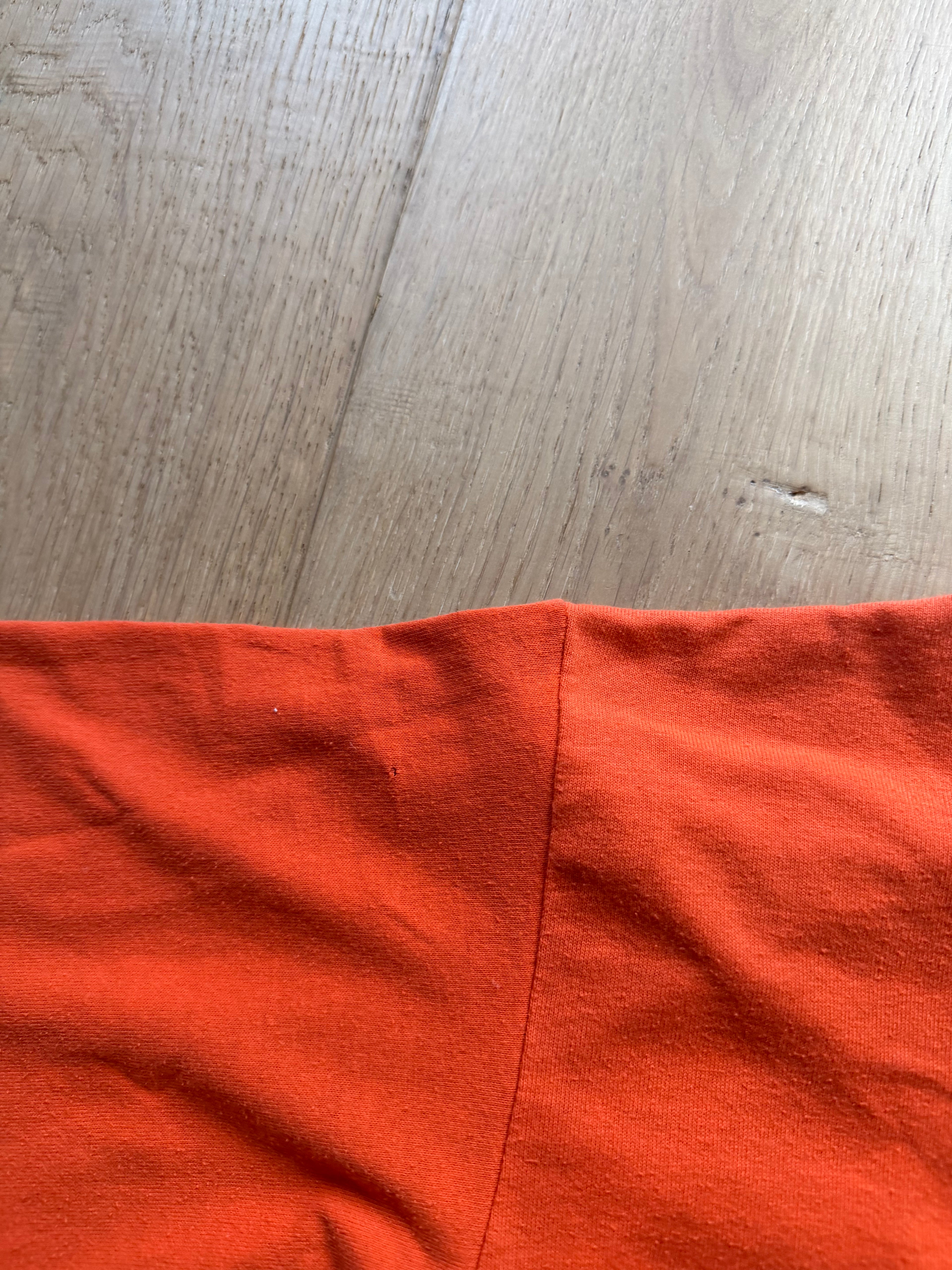 Orange 90s OSU Pistol Pete Crop Top Shirt XL