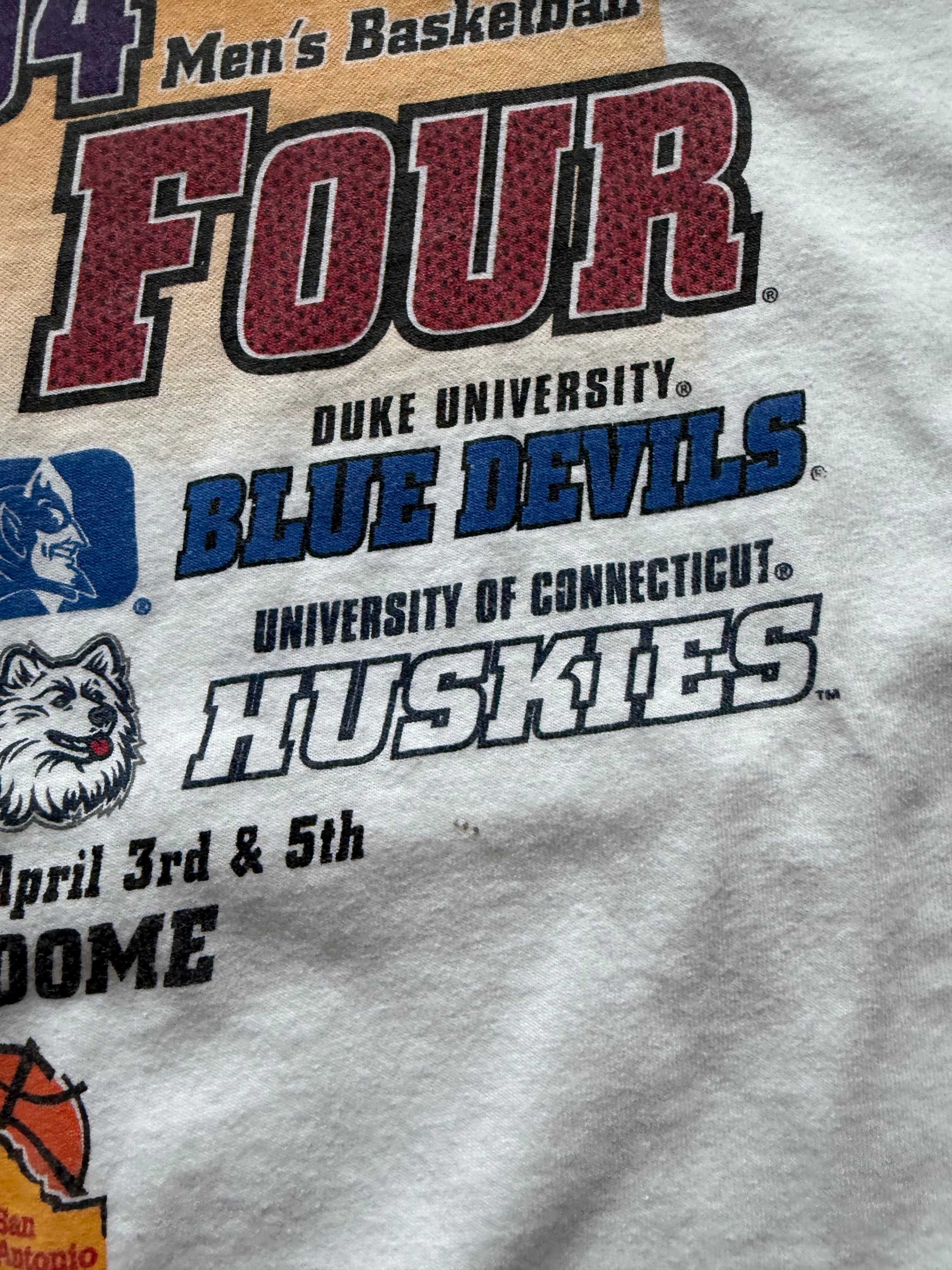 White Champion 2004 Final Four Alamo Team T-Shirt XL
