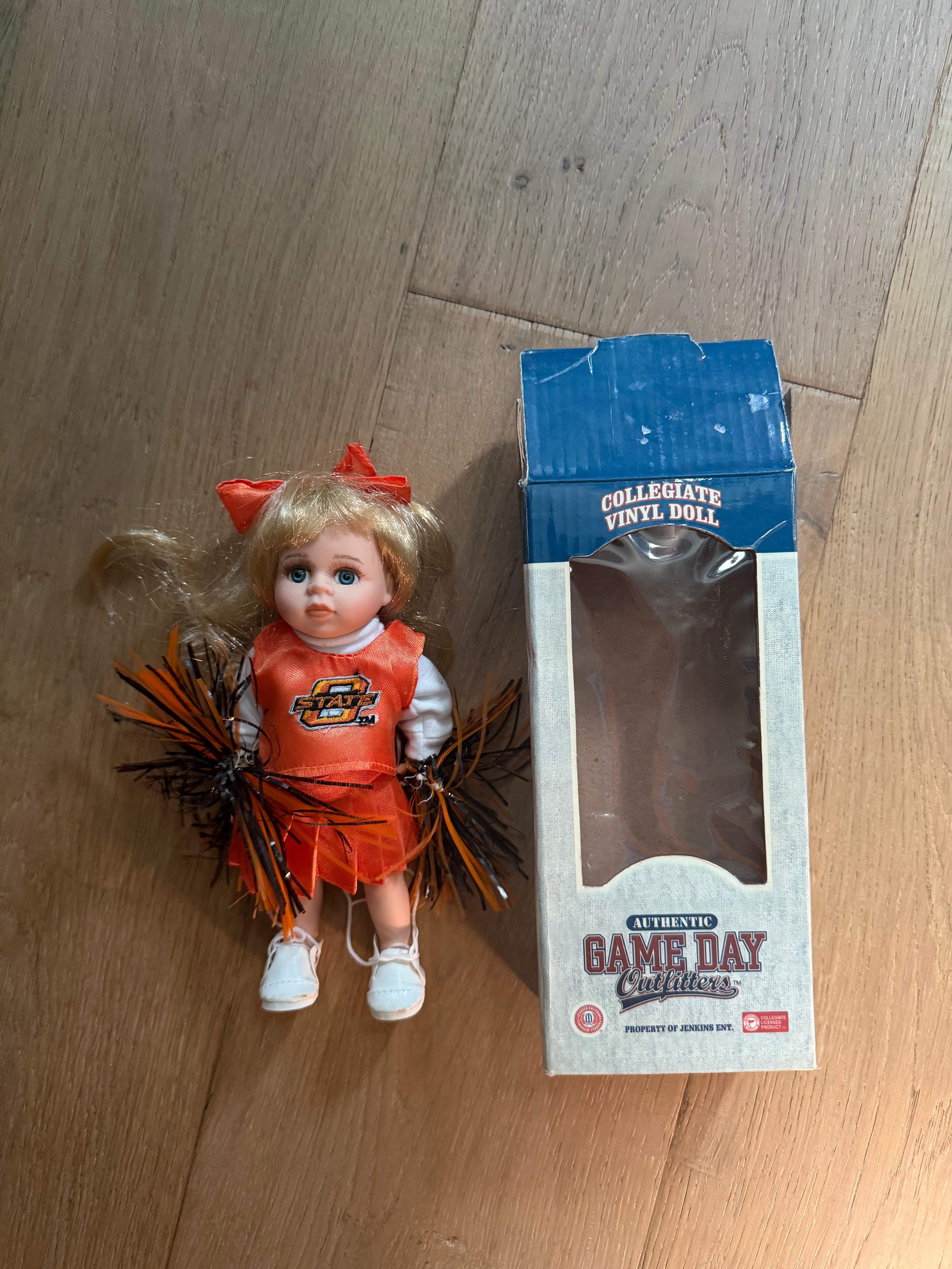 00s 8” OSU Vinyl Cheerleader Doll