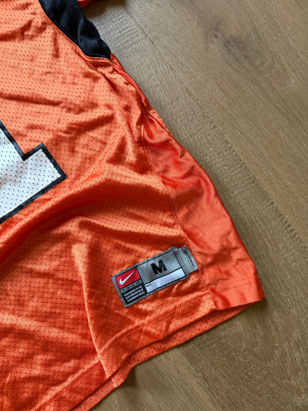 Orange 00s Nike OSU Mesh Football Jersey #11 Medium