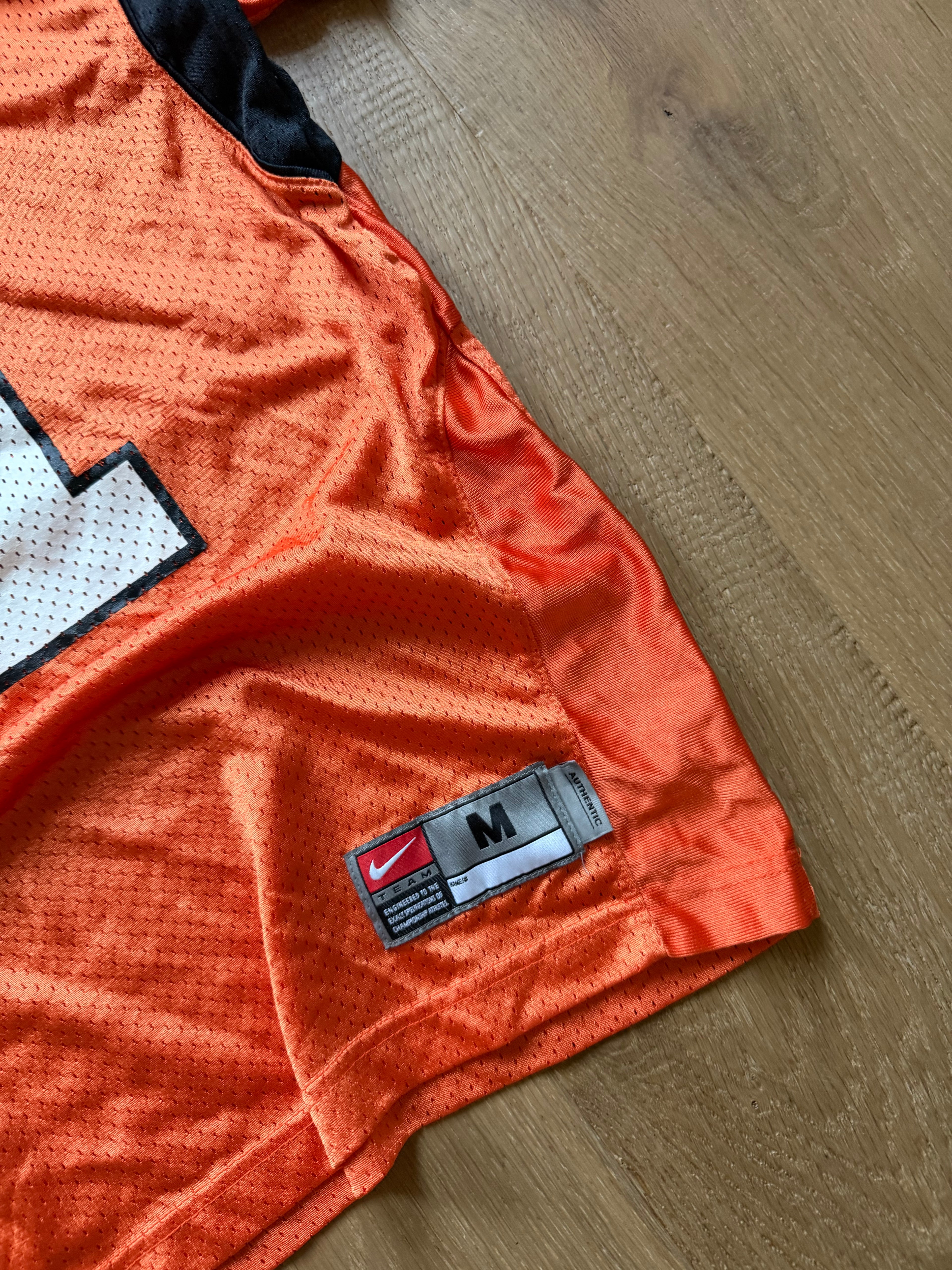 Orange 00s Nike OSU Mesh Football Jersey #11 Medium