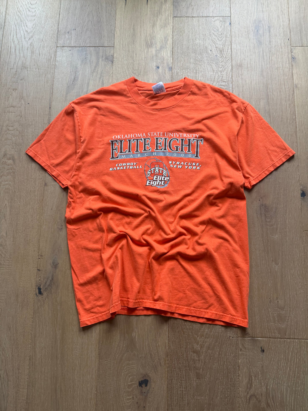 Orange 2000 Elite Eight OSU Basketball T-Shirt XL