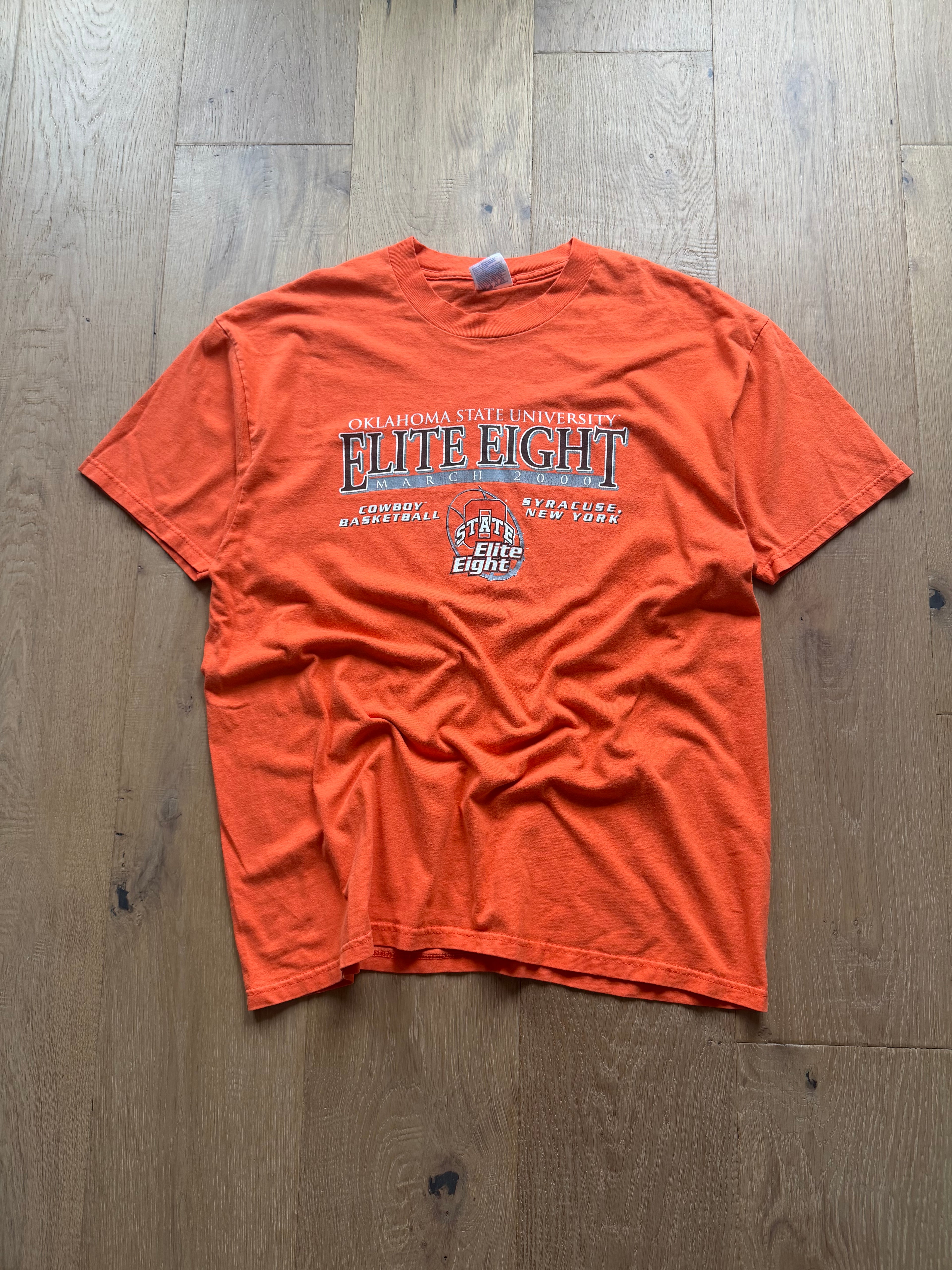Orange 2000 Elite Eight OSU Basketball T-Shirt XL