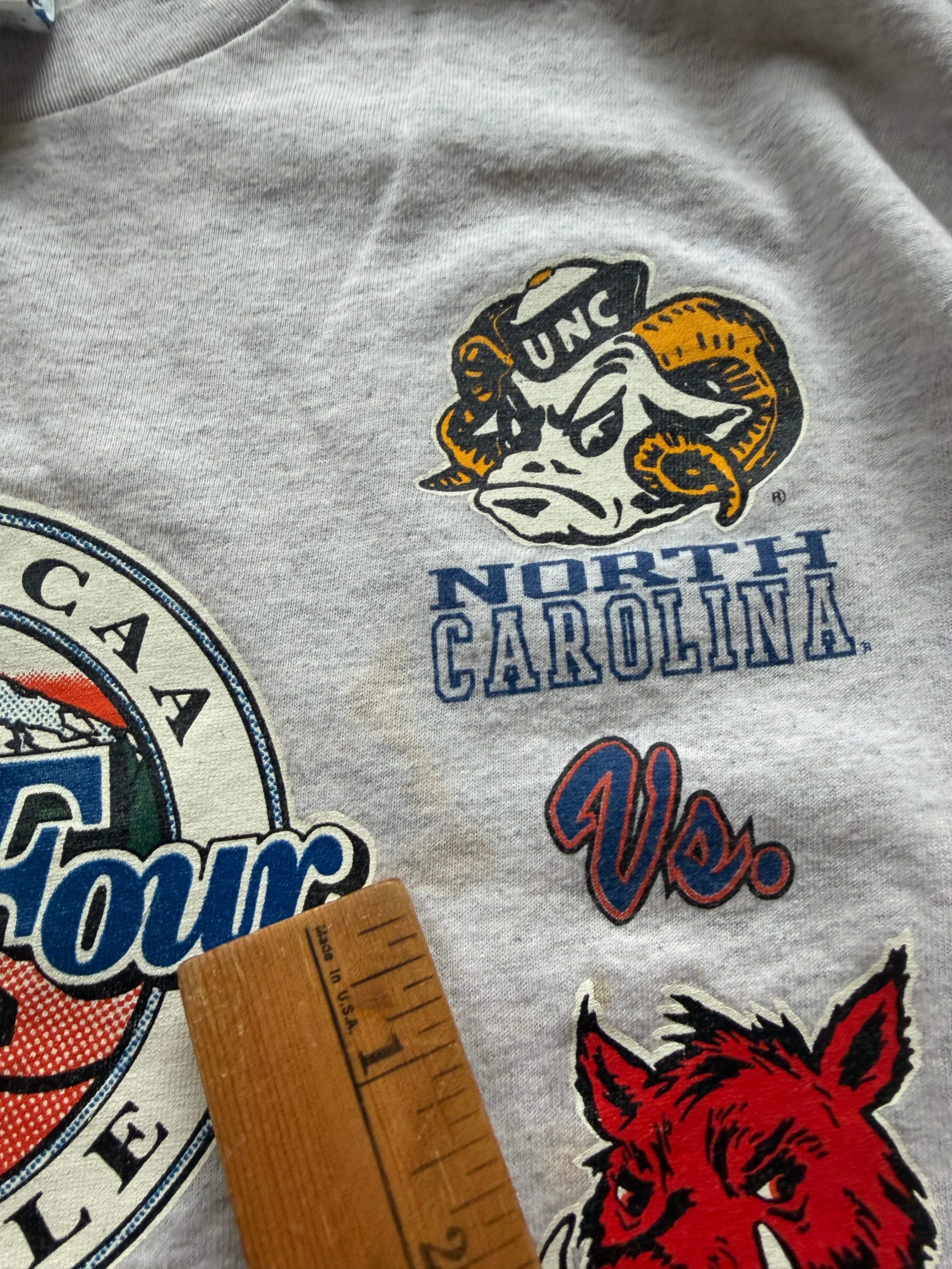 Grey 1995 Final Four Seattle Team Versus T-Shirt XL