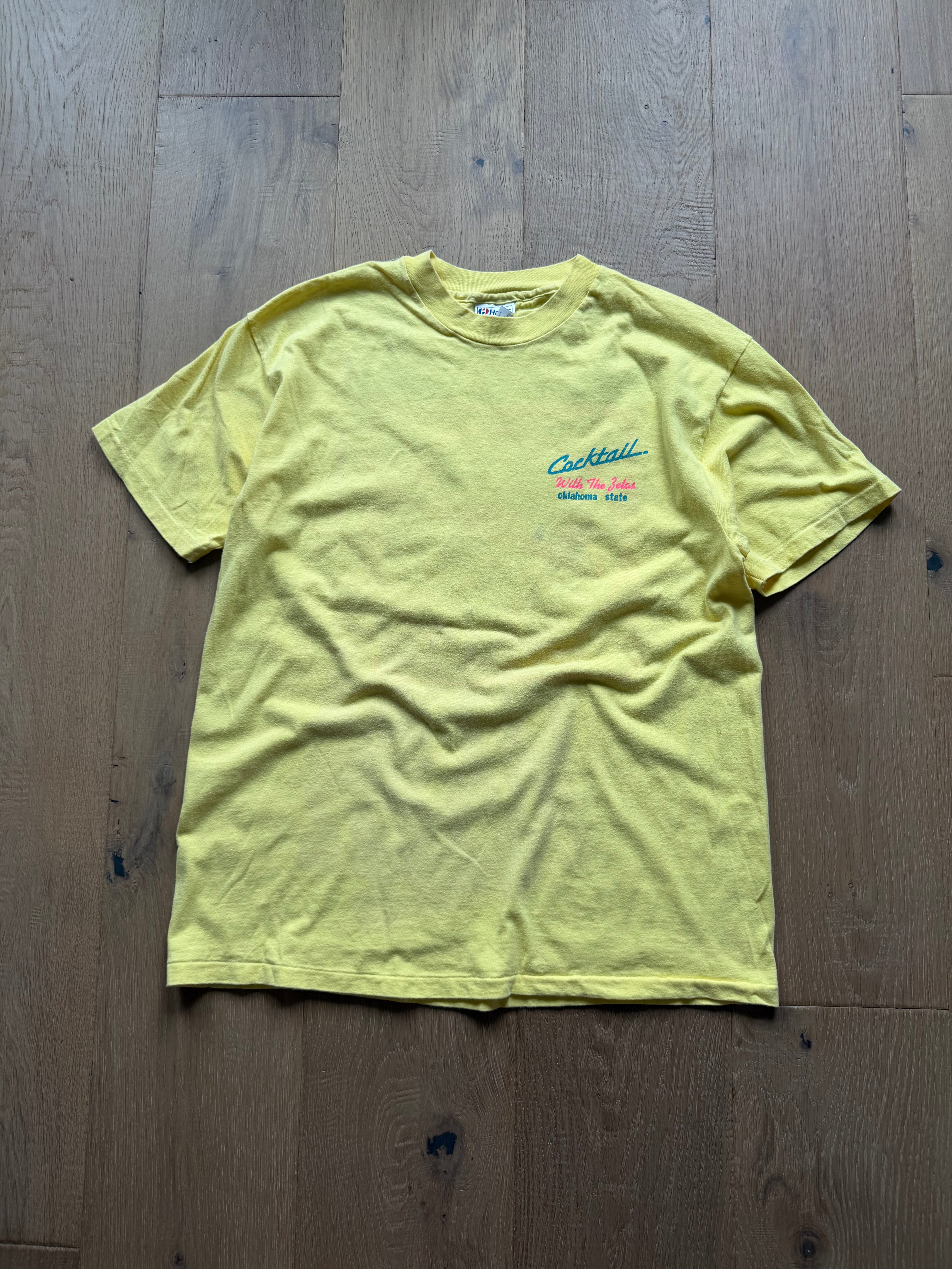 Pale Yellow 90s Oklahoma State Cocktail With The Zetas Large