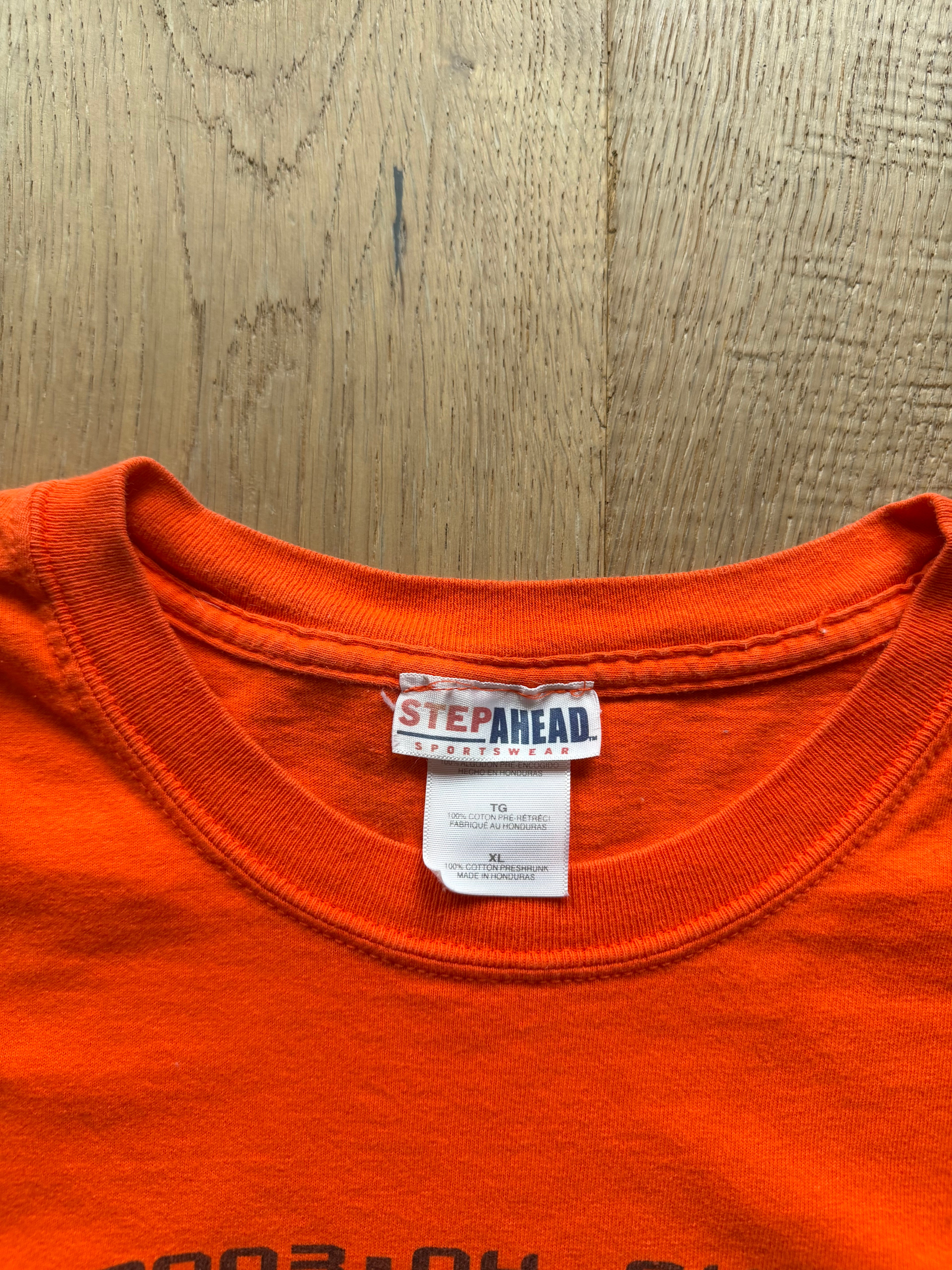 Orange 2003-2004 OSU Big 12 Basketball Champions Jerseys T-Shirt XL