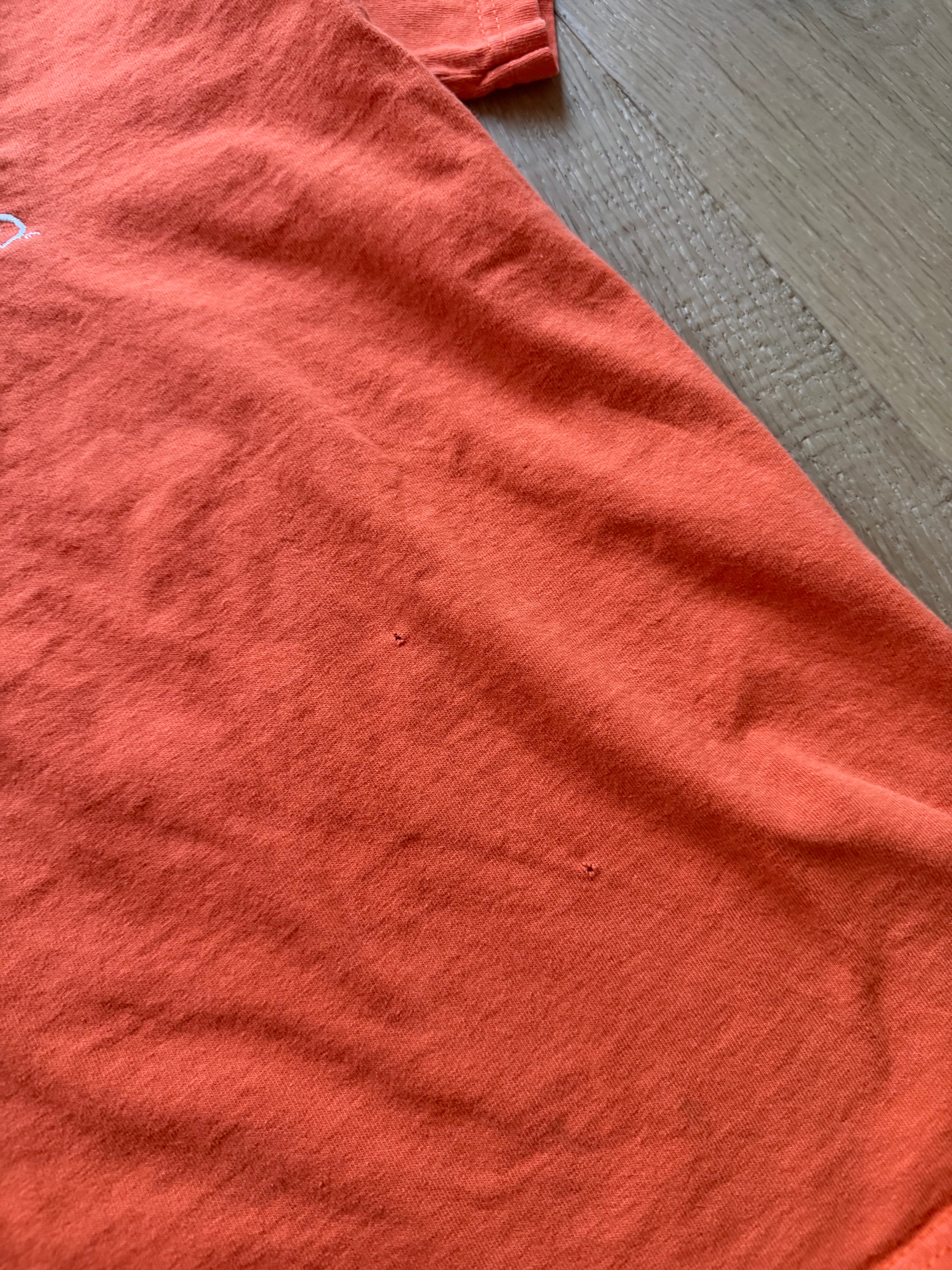 Orange 00s Delta Pro OSU Cowboys Embroidered T-Shirt Large