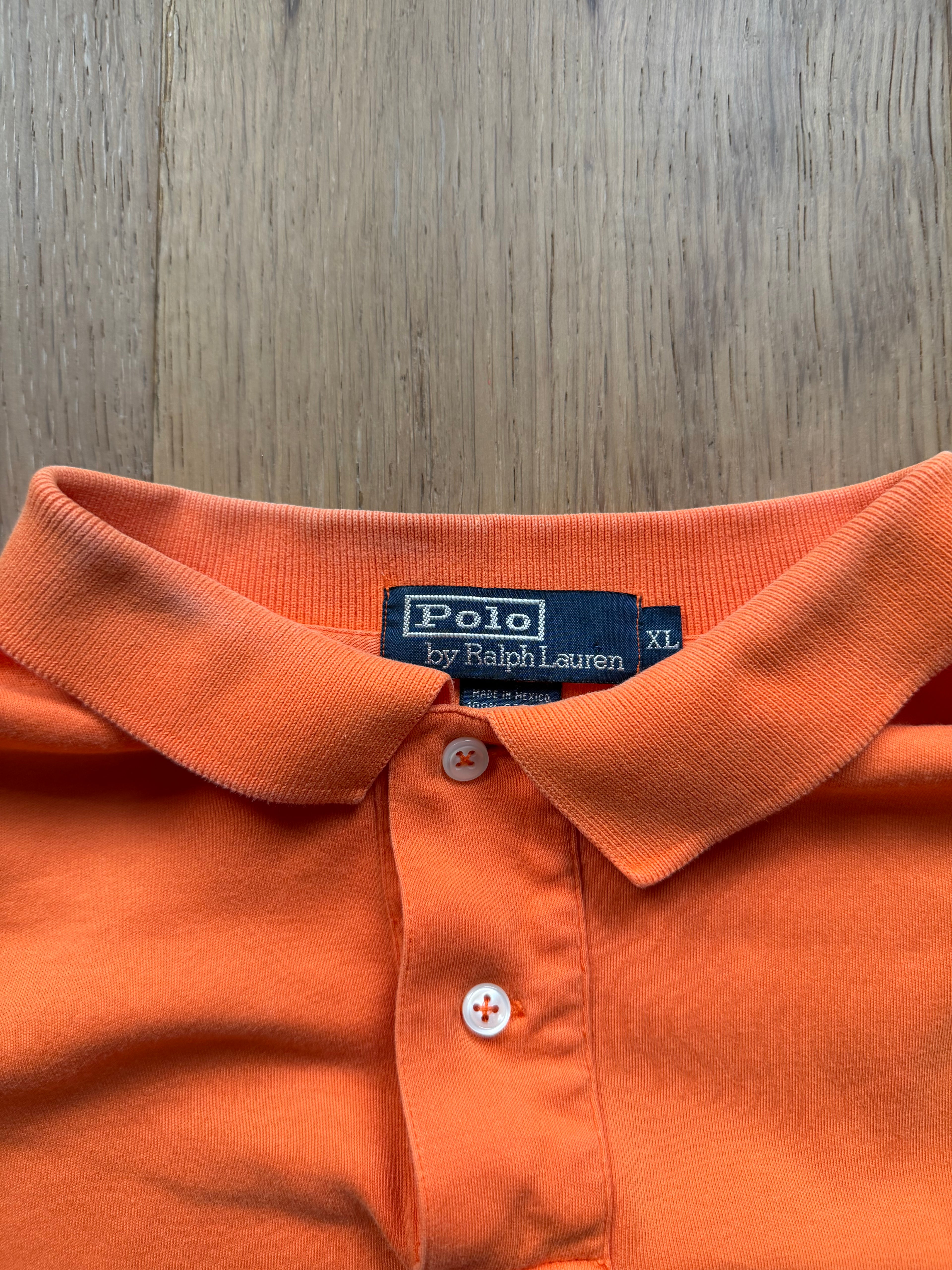 Light Orange Polo Ralph Lauren OSU Embroidered Polo Shirt XL