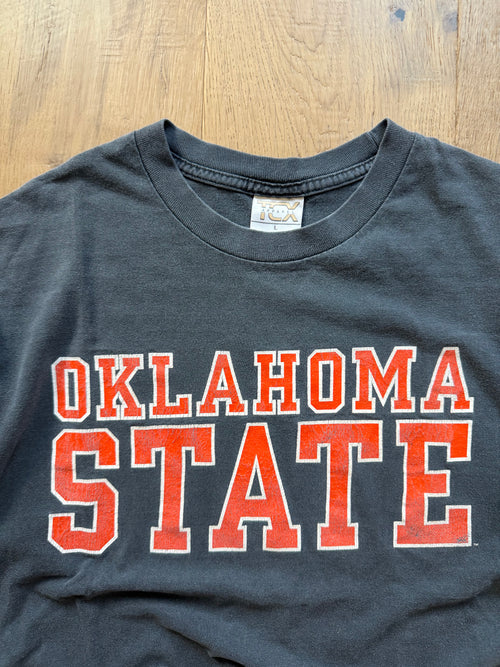 Black 00s TCX “Oklahoma State” T-Shirt Large