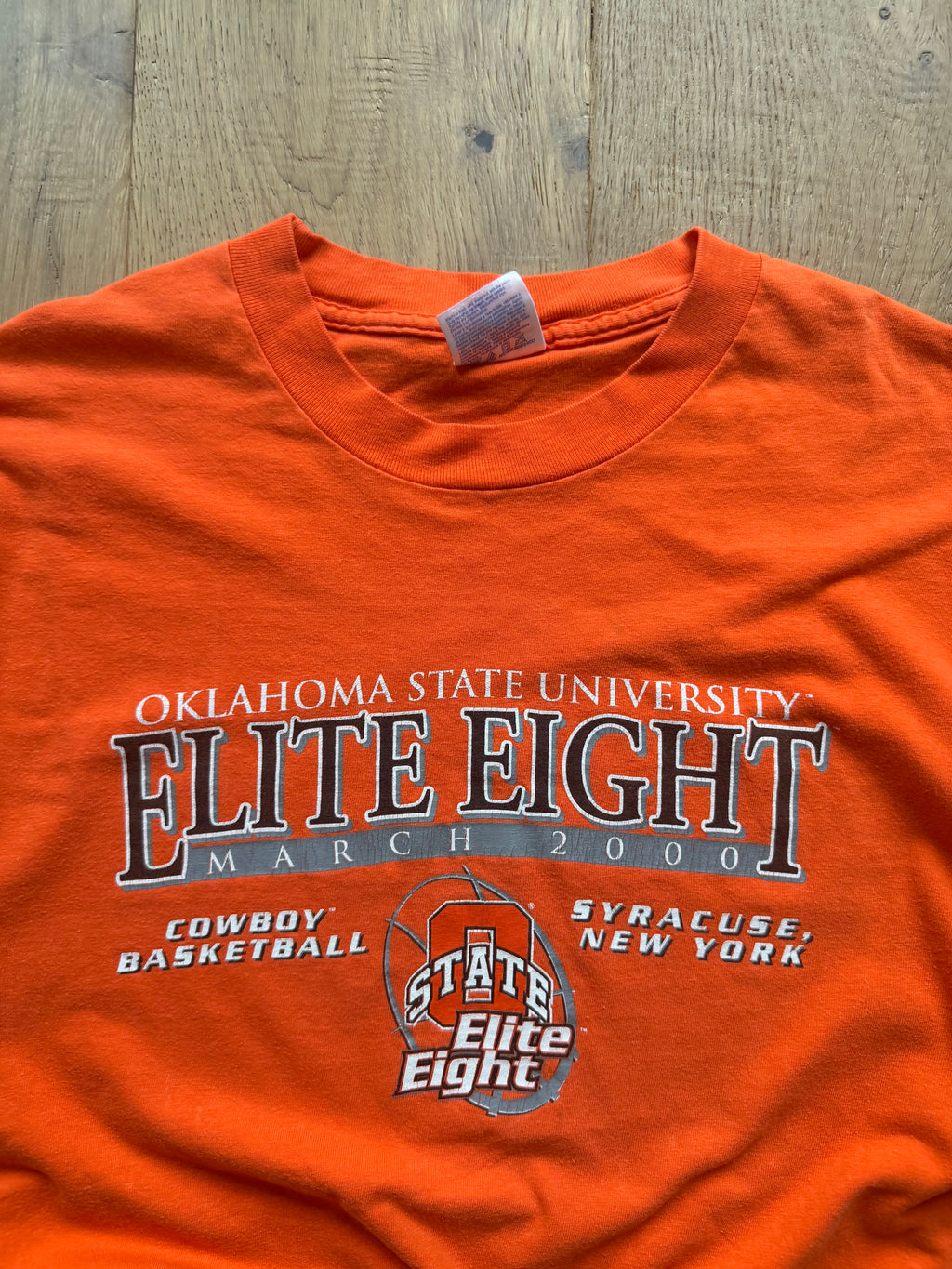 Orange 2000 Elite Eight OSU Basketball T-Shirt XL
