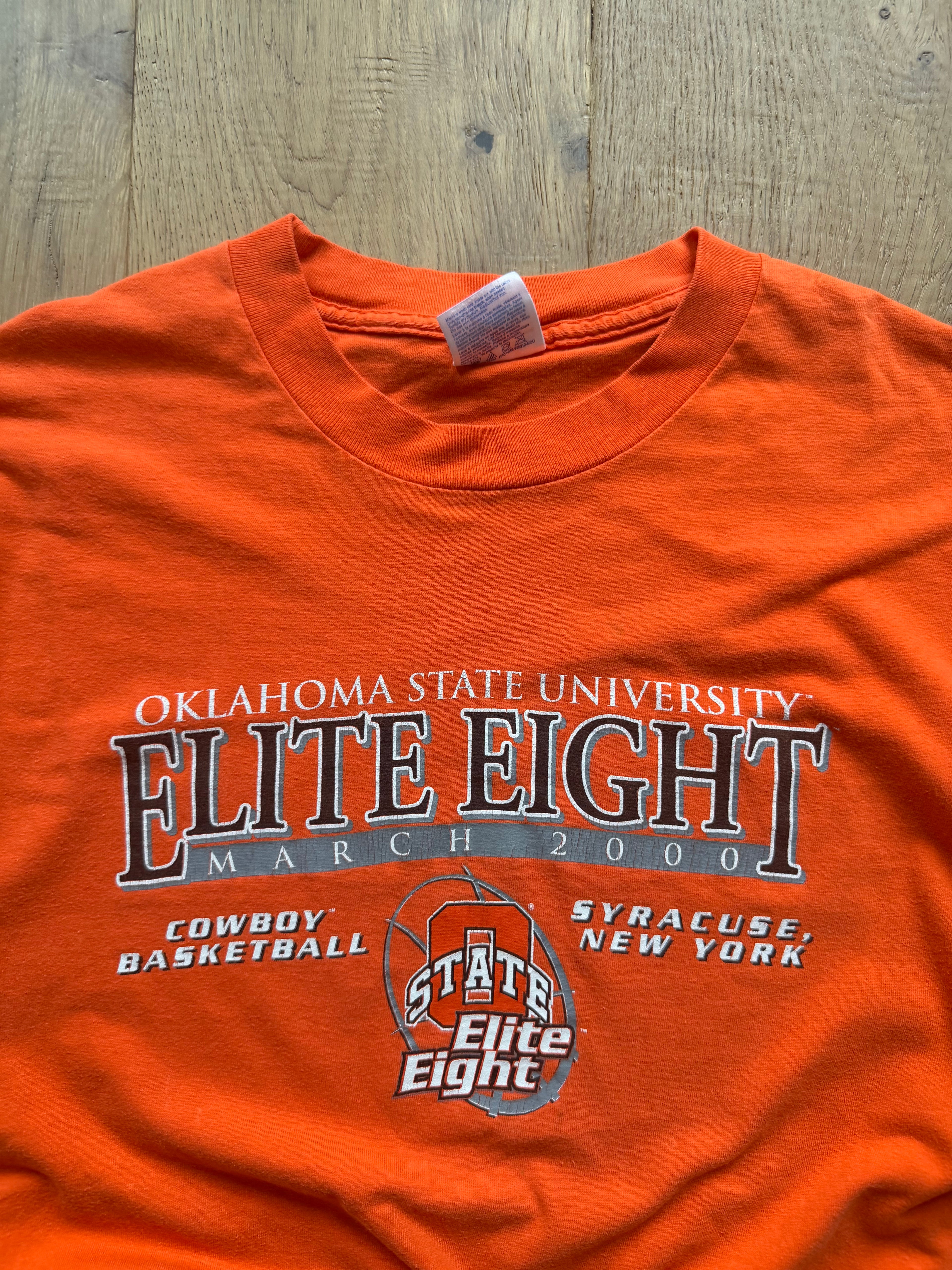Orange 2000 Elite Eight OSU Basketball T-Shirt XL