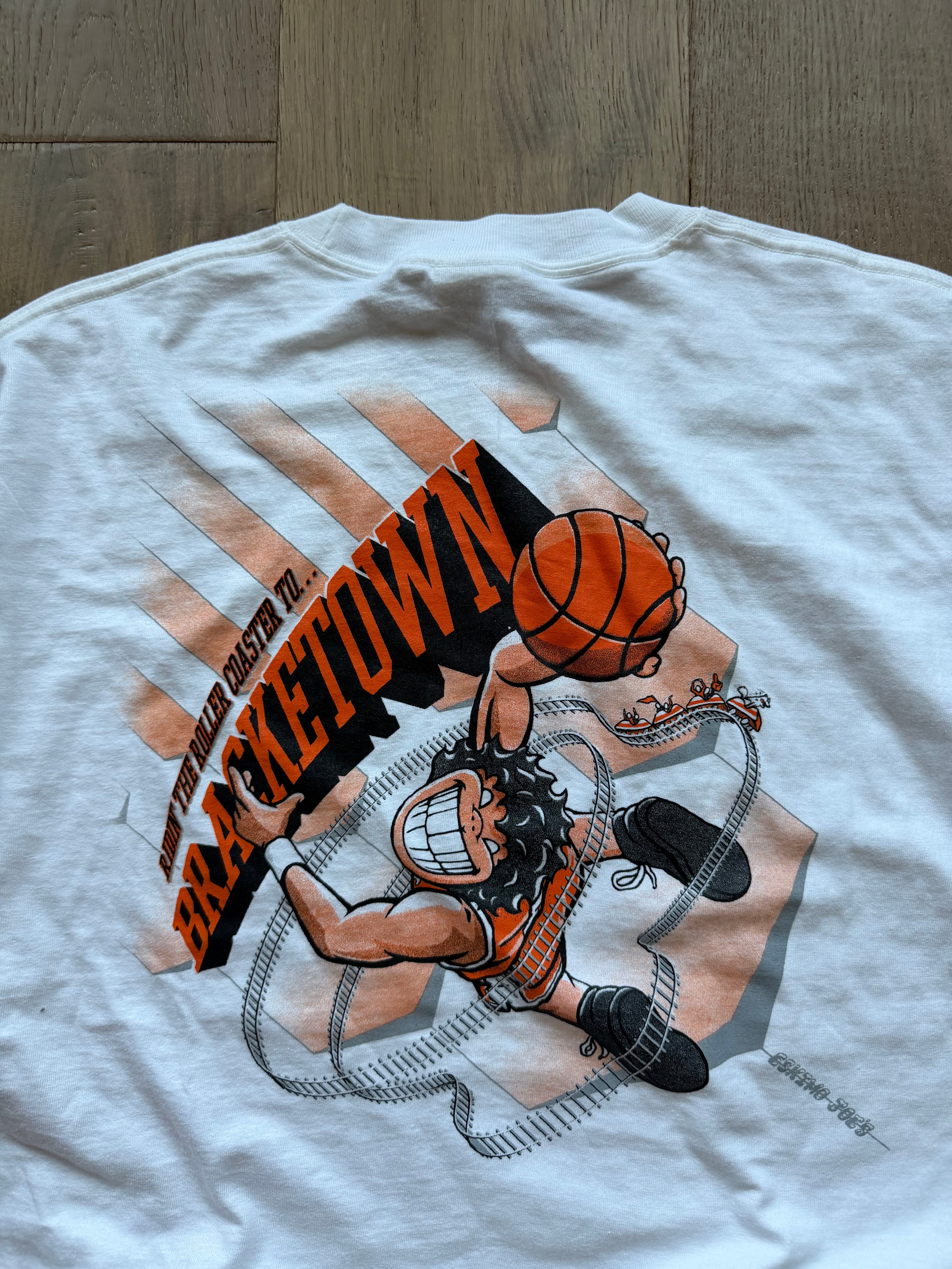White 2002 March Madness Eskimo Joe’s Bracketown T-Shirt XL