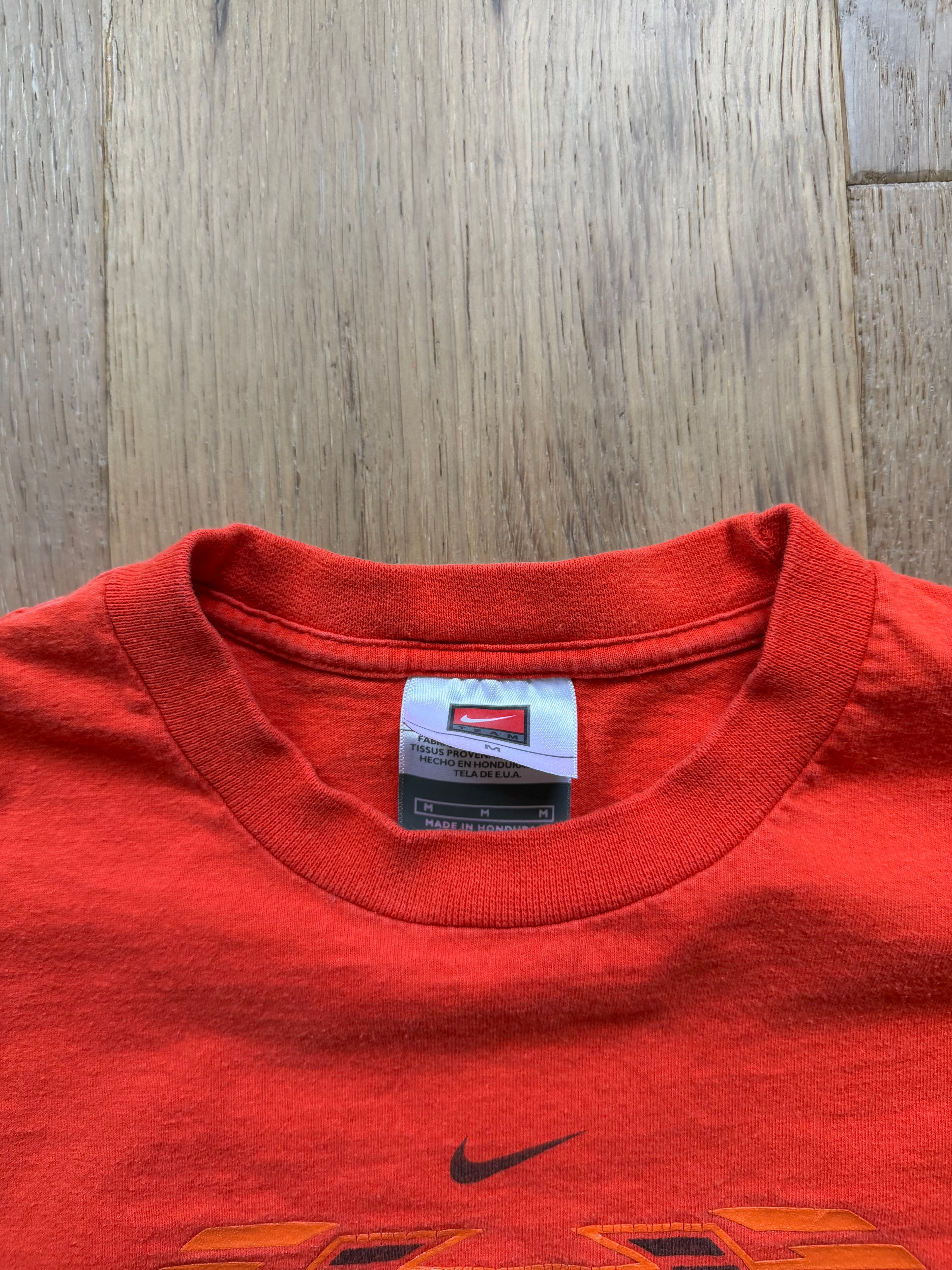 Orange 00s Nike OSU Centerswoosh Sleeve Hit Long Sleeve Medium